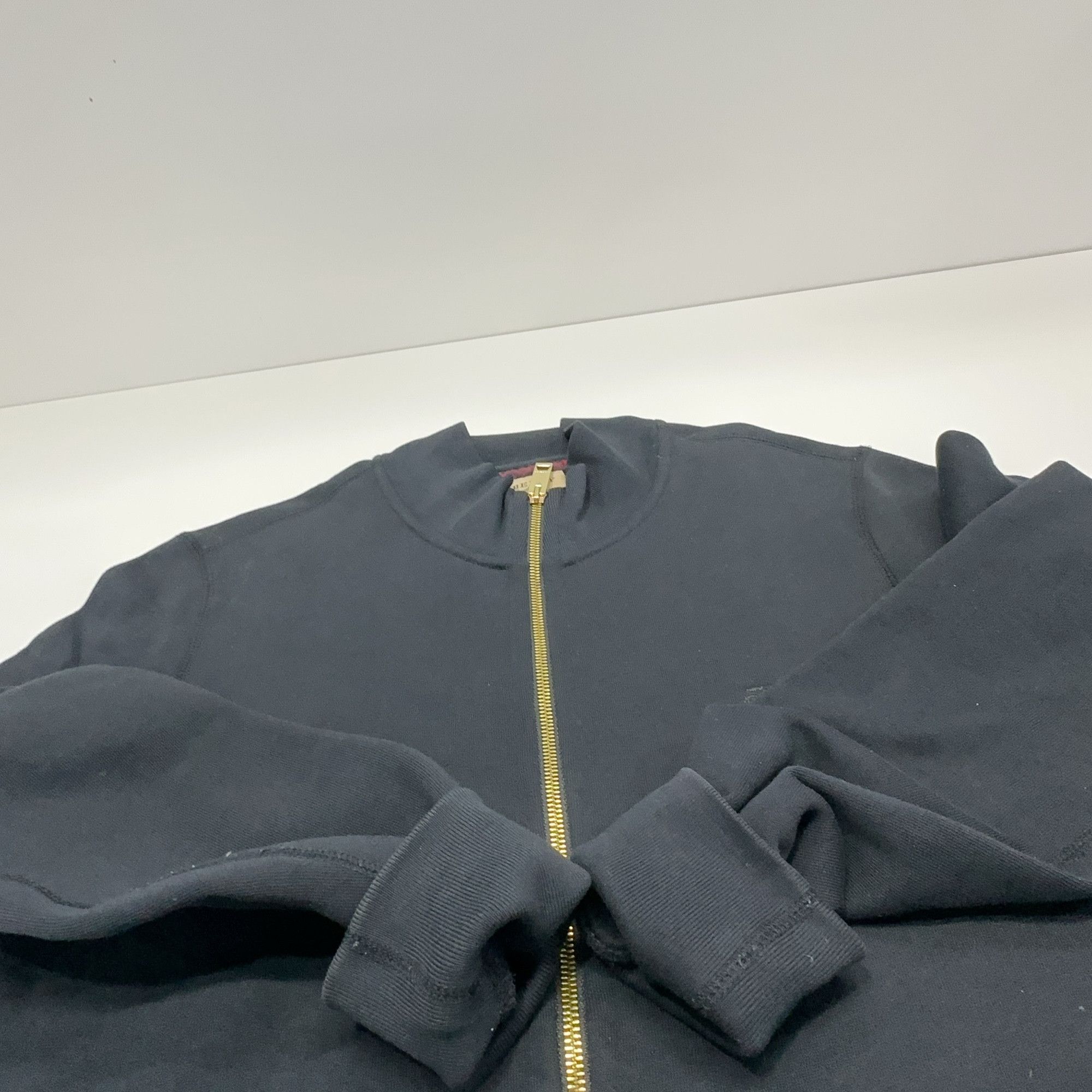Burberry Burberry Logo Zip-Up Sweatshirt Black Size XS Size US XS / EU 42 / 0 - 10 Thumbnail