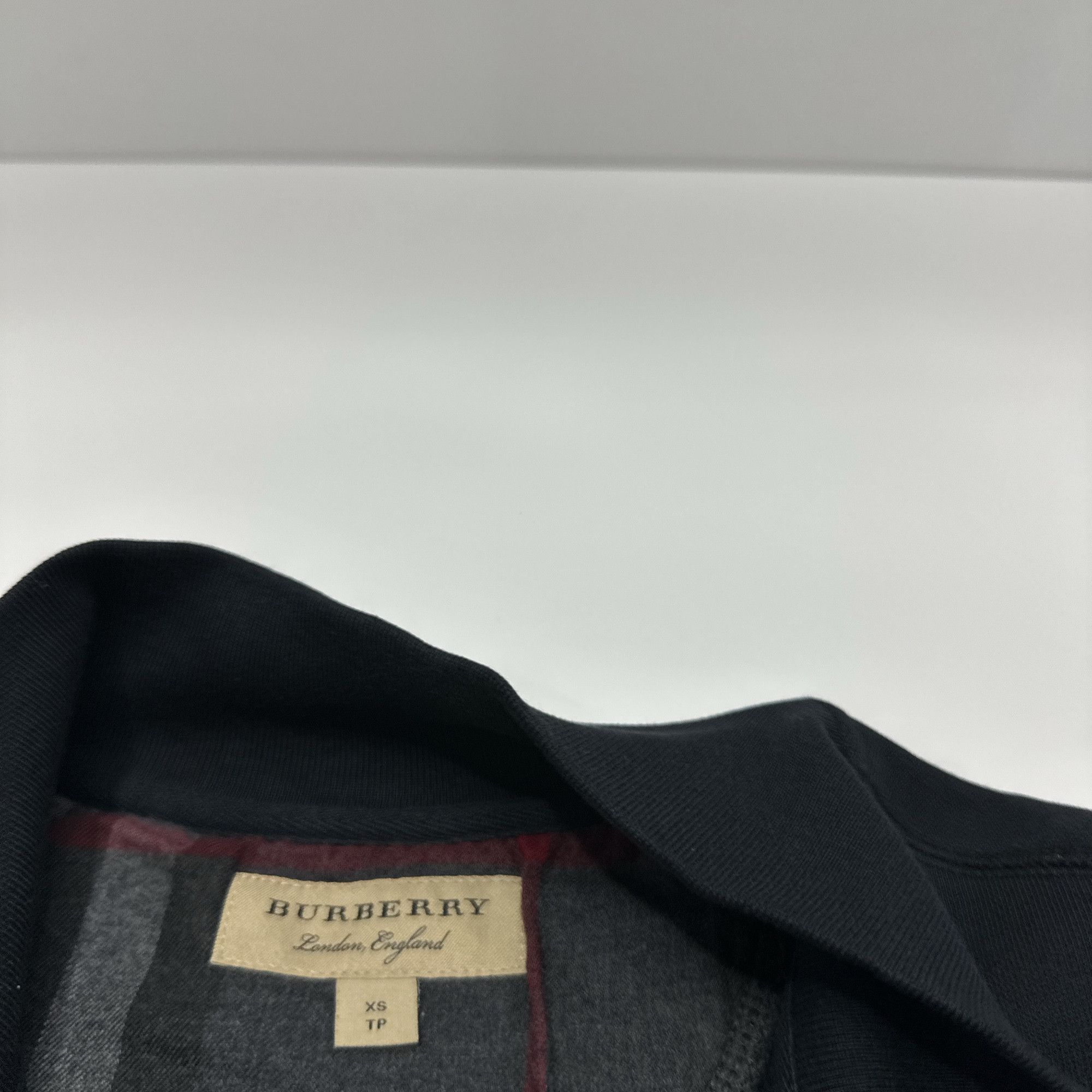 Burberry Burberry Logo Zip-Up Sweatshirt Black Size XS Size US XS / EU 42 / 0 - 3 Thumbnail