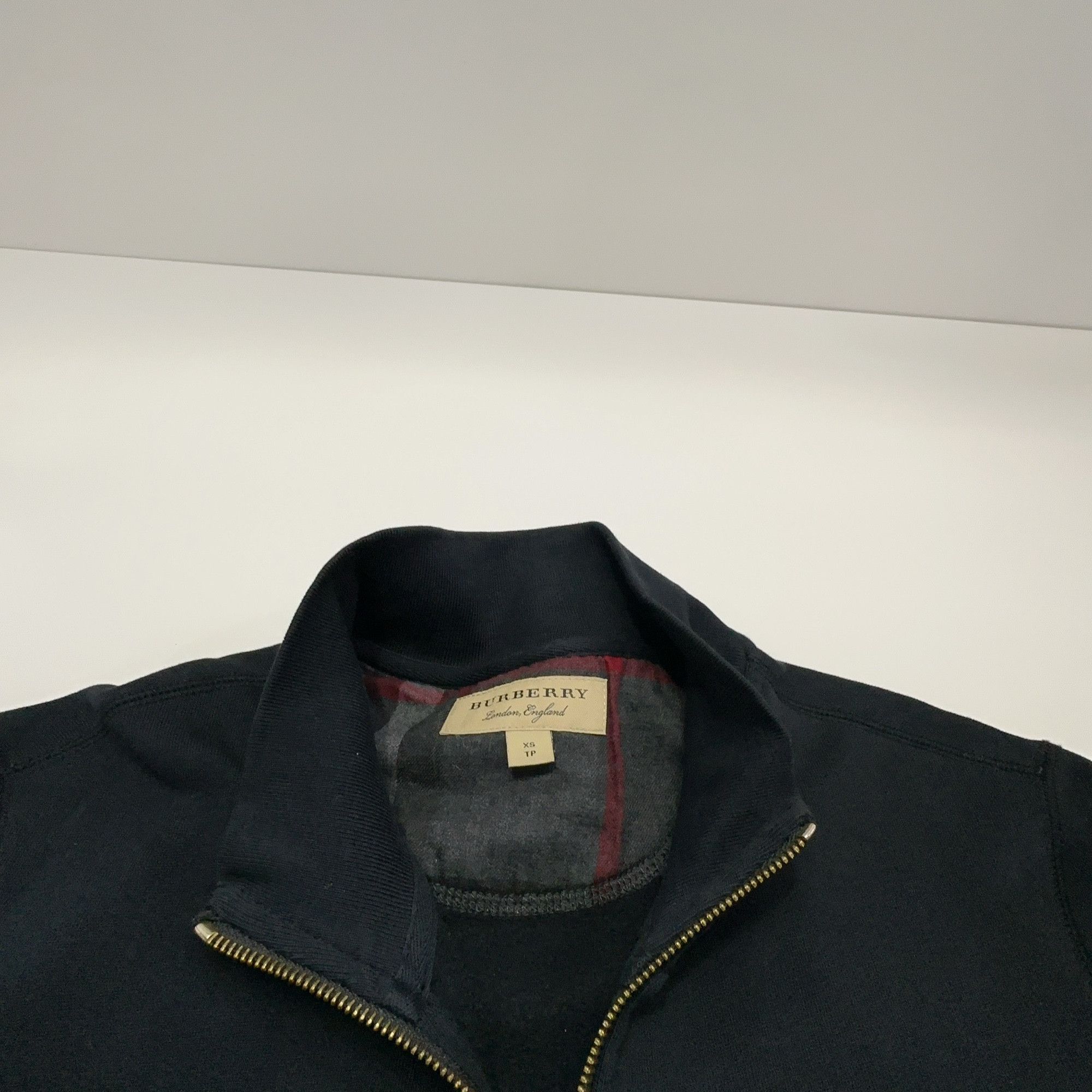 Burberry Burberry Logo Zip-Up Sweatshirt Black Size XS Size US XS / EU 42 / 0 - 5 Thumbnail