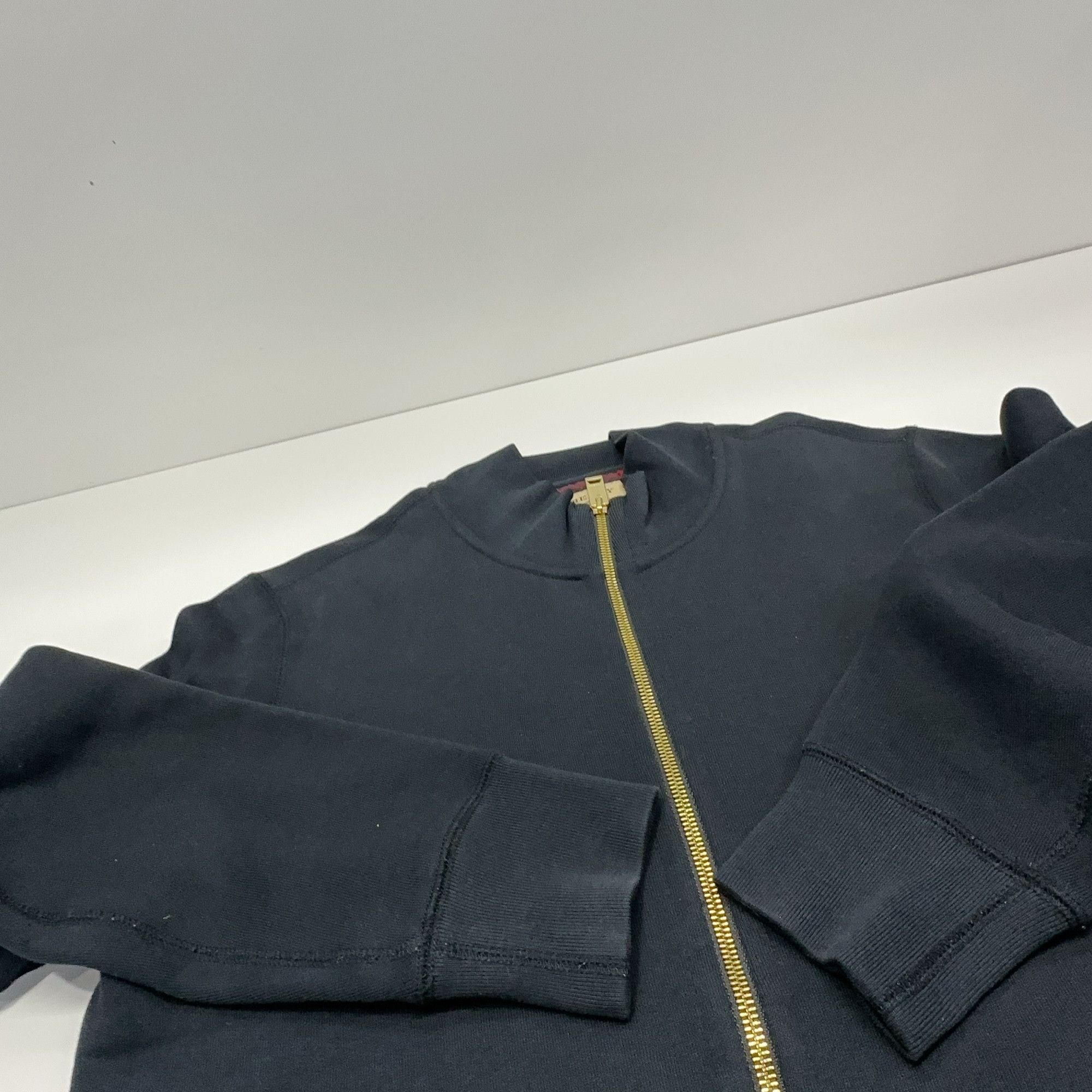Burberry Burberry Logo Zip-Up Sweatshirt Black Size XS Size US XS / EU 42 / 0 - 9 Thumbnail