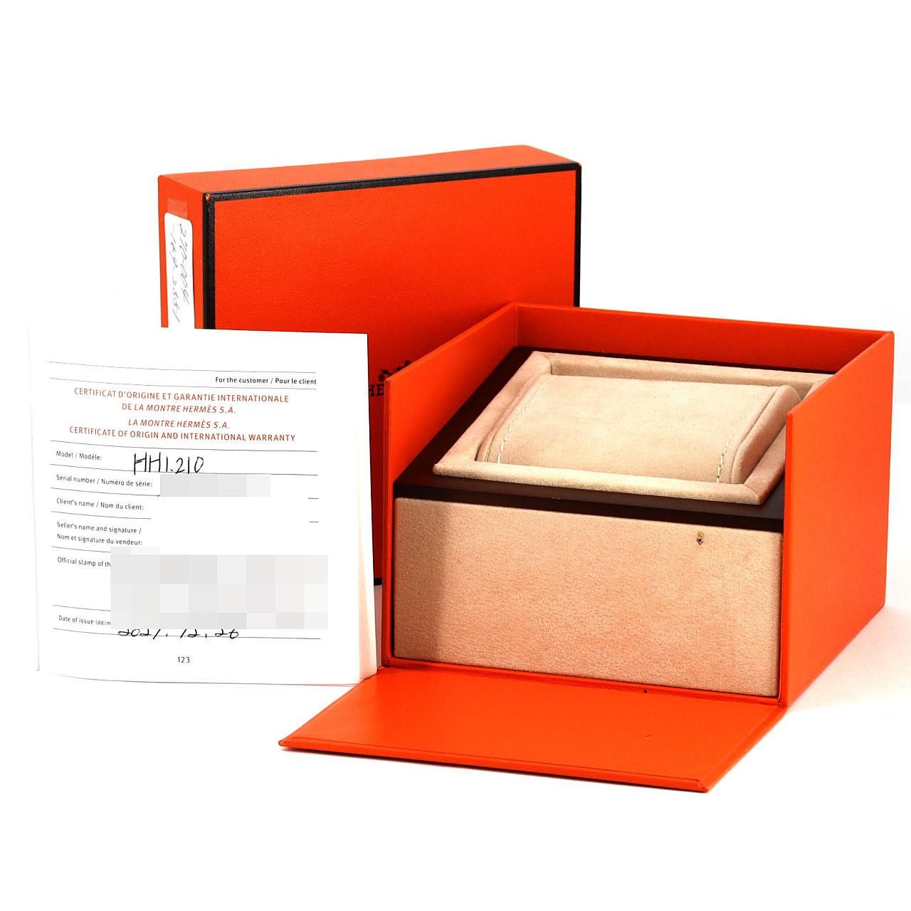 Hermes Hermes Hermes H Watch Stainless Steel Quartz Metal Quartz DUTY FREE for USA Size ONE SIZE - 7 Thumbnail