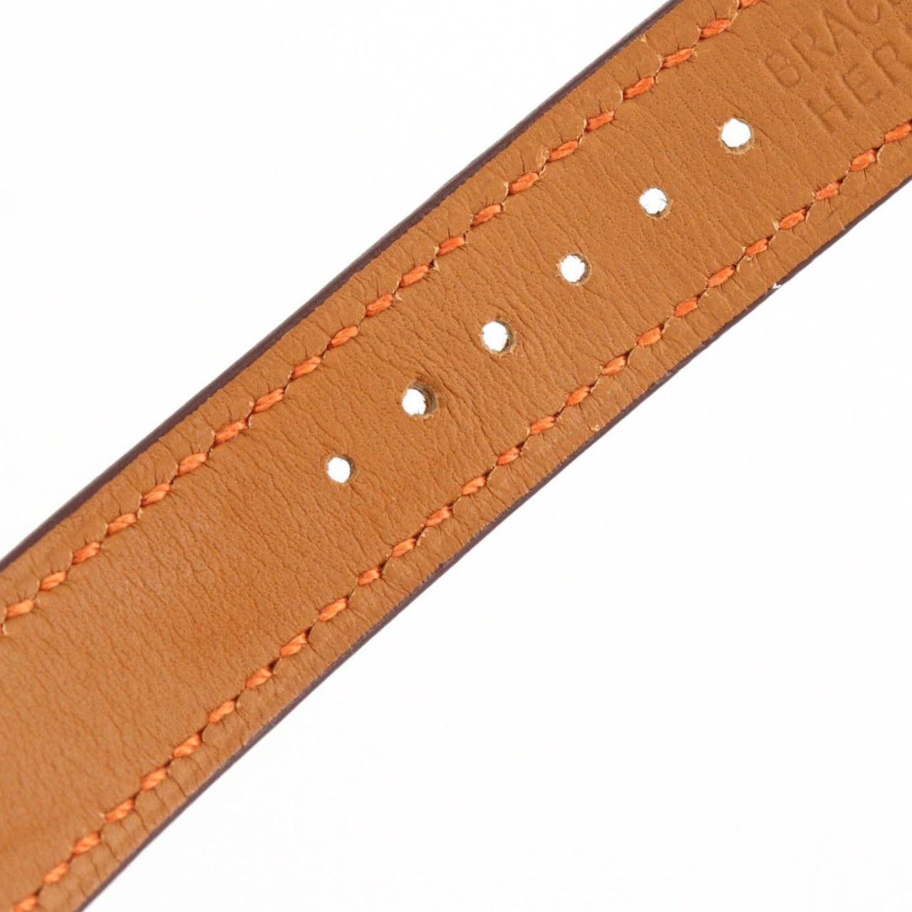 Hermes Hermes Hermes H Watch Stainless Steel Quartz Metal Quartz DUTY FREE for USA Size ONE SIZE - 5 Thumbnail