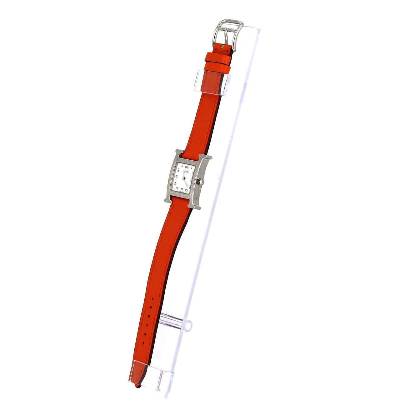 Hermes Hermes Hermes H Watch Stainless Steel Quartz Metal Quartz DUTY FREE for USA Size ONE SIZE - 2 Thumbnail