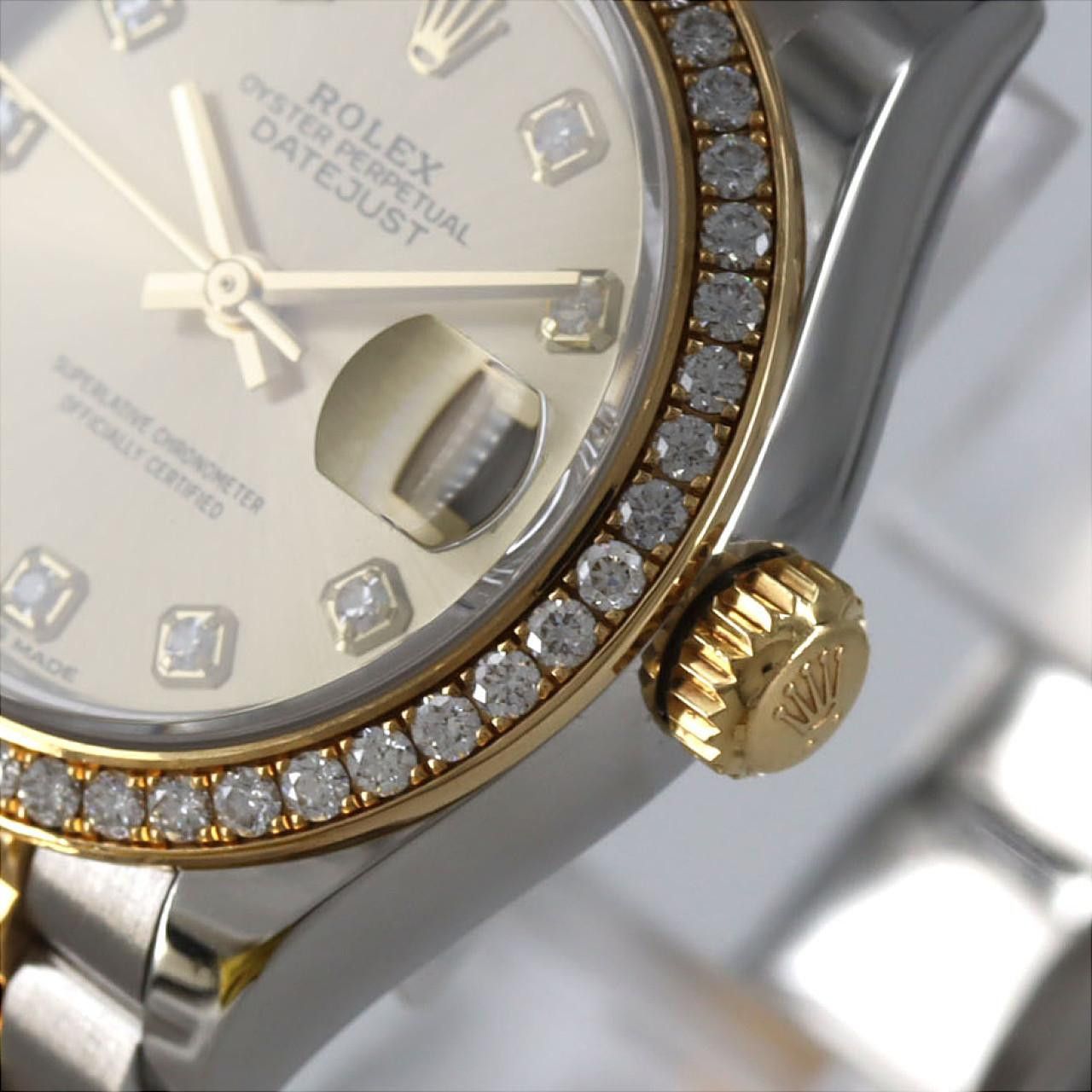 Rolex Rolex Rolex Datejust Stainless Steel Yellow Gold Automatic Metal Automatic 279383RBR DUTY FREE for USA Size ONE SIZE - 4 Thumbnail