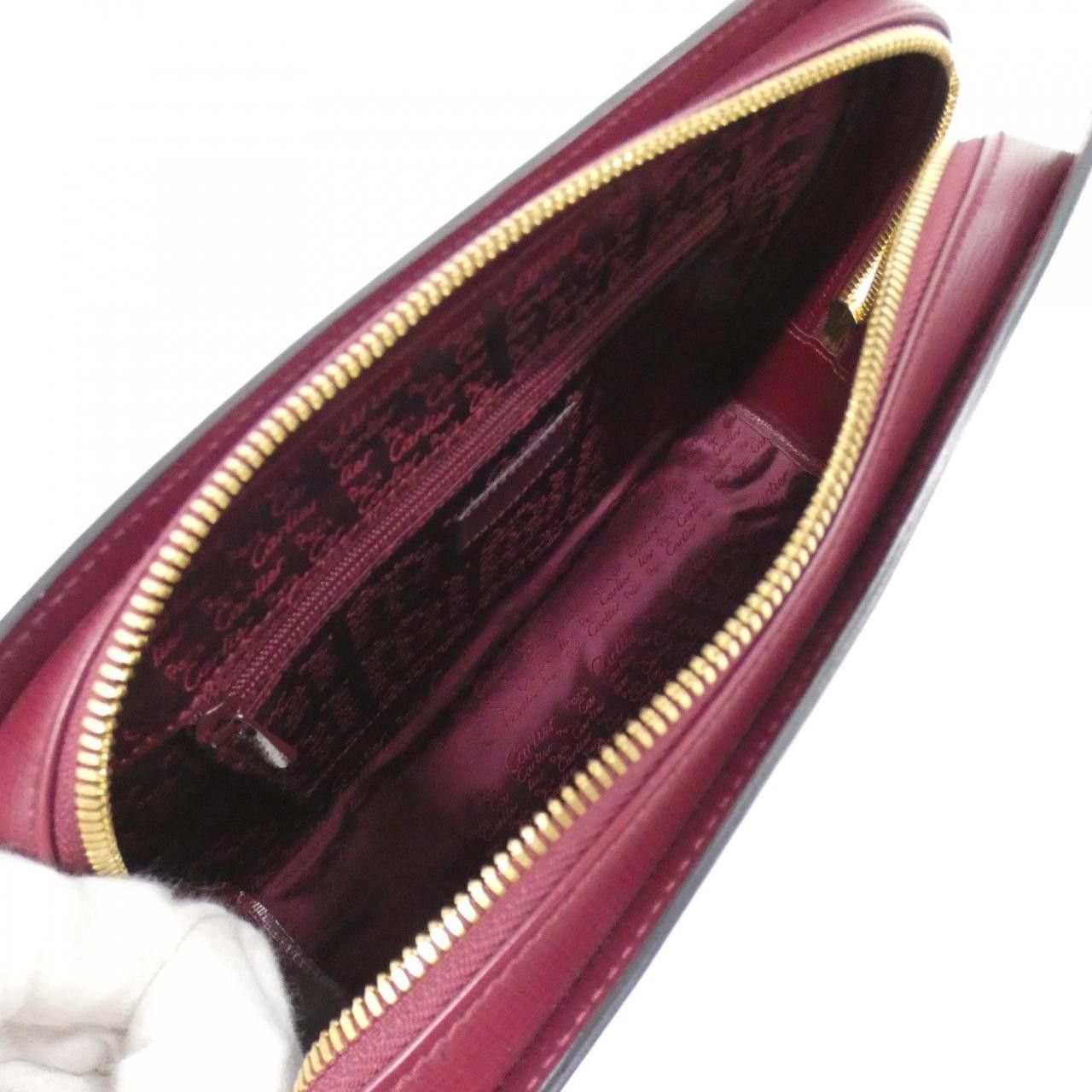 Cartier Cartier Cartier Leather Shoulder Bag Leather Handbag DUTY FREE for USA Size ONE SIZE - 9 Thumbnail