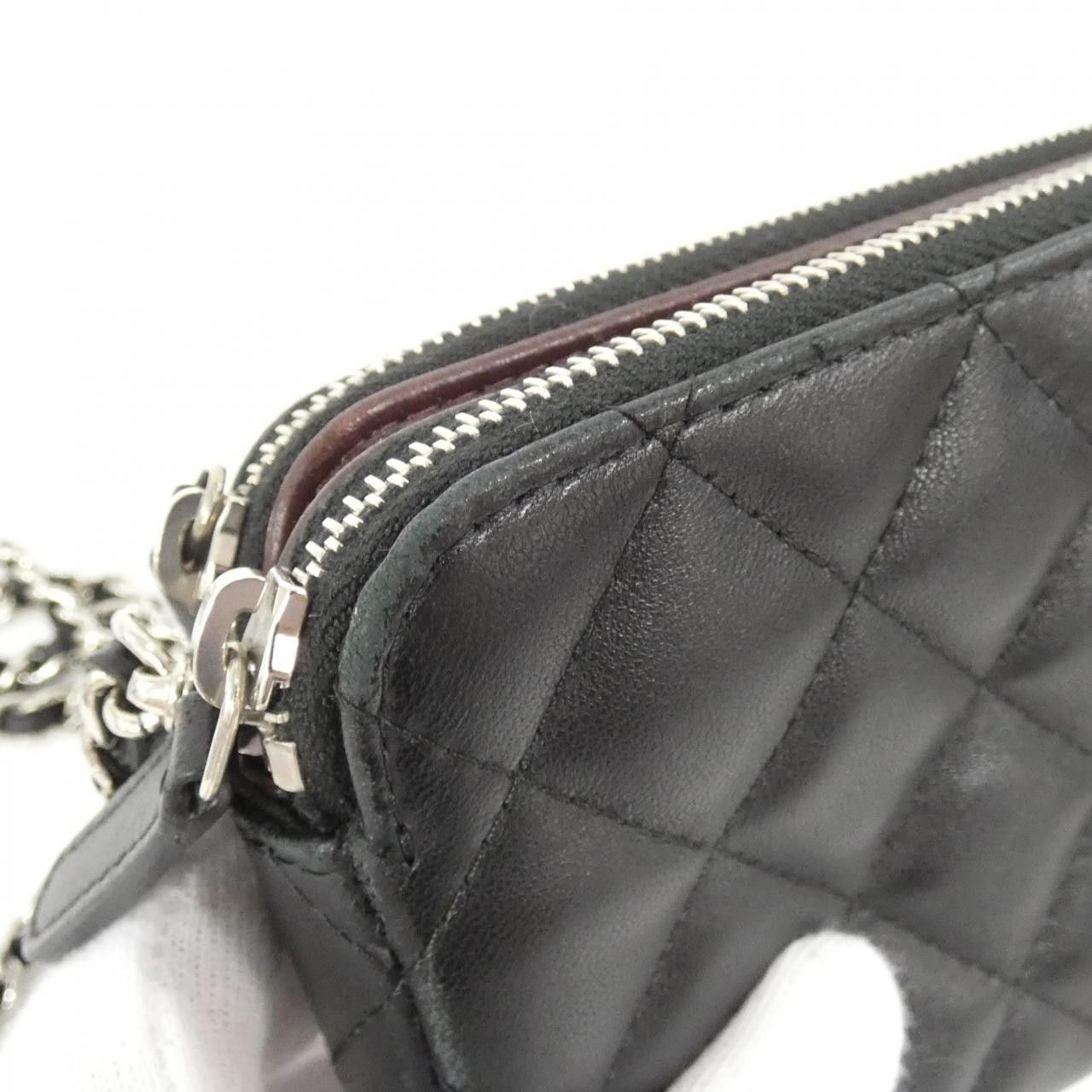 Chanel Chanel Chanel Timeless Classic Lambskin Chain Wallet Leather Shoulder DUTY FREE for USA Size ONE SIZE - 5 Thumbnail