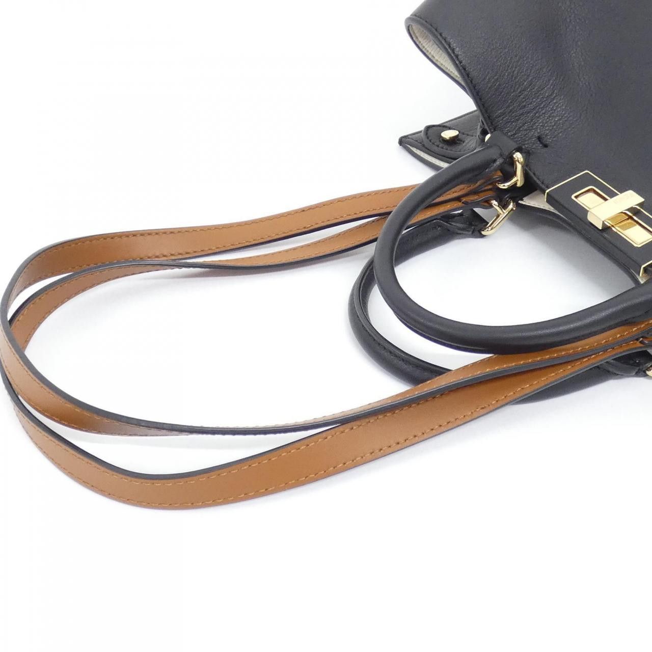 Fendi Fendi Fendi Peekaboo X Tote Calf Leather Handbag Leather Tote Bag 8BH377 ABHS DUTY FREE for USA Size ONE SIZE - 5 Thumbnail