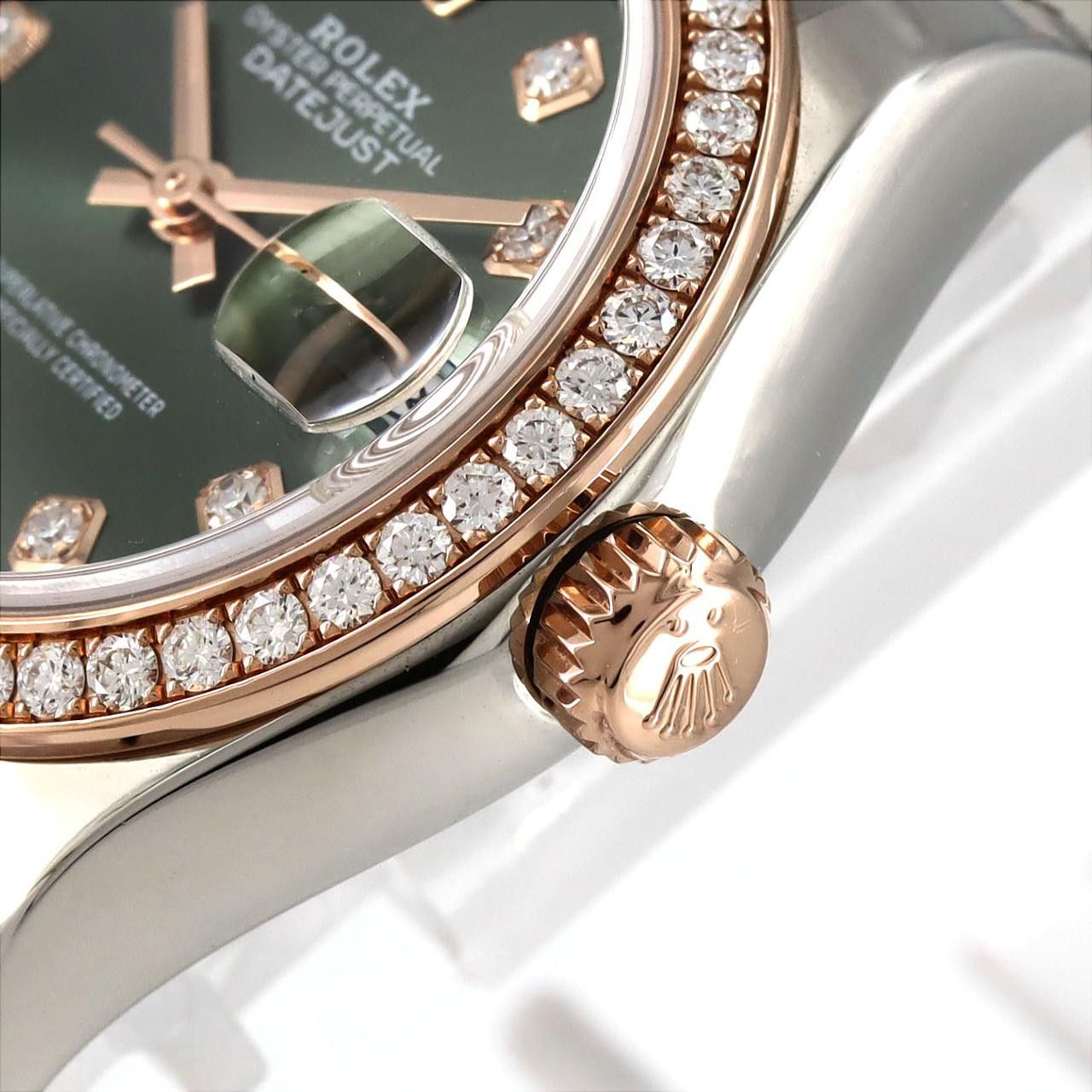 Rolex Rolex Rolex Datejust Stainless Steel Pink Gold Metal Automatic 279381RBR DUTY FREE for USA Size ONE SIZE - 4 Thumbnail