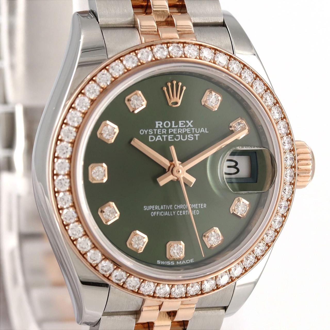 Rolex Rolex Rolex Datejust Stainless Steel Pink Gold Metal Automatic 279381RBR DUTY FREE for USA Size ONE SIZE - 7 Thumbnail
