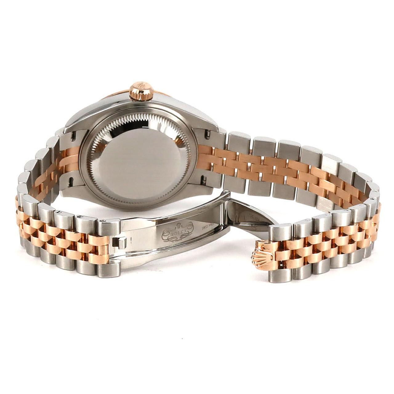 Rolex Rolex Rolex Datejust Stainless Steel Pink Gold Metal Automatic 279381RBR DUTY FREE for USA Size ONE SIZE - 6 Thumbnail
