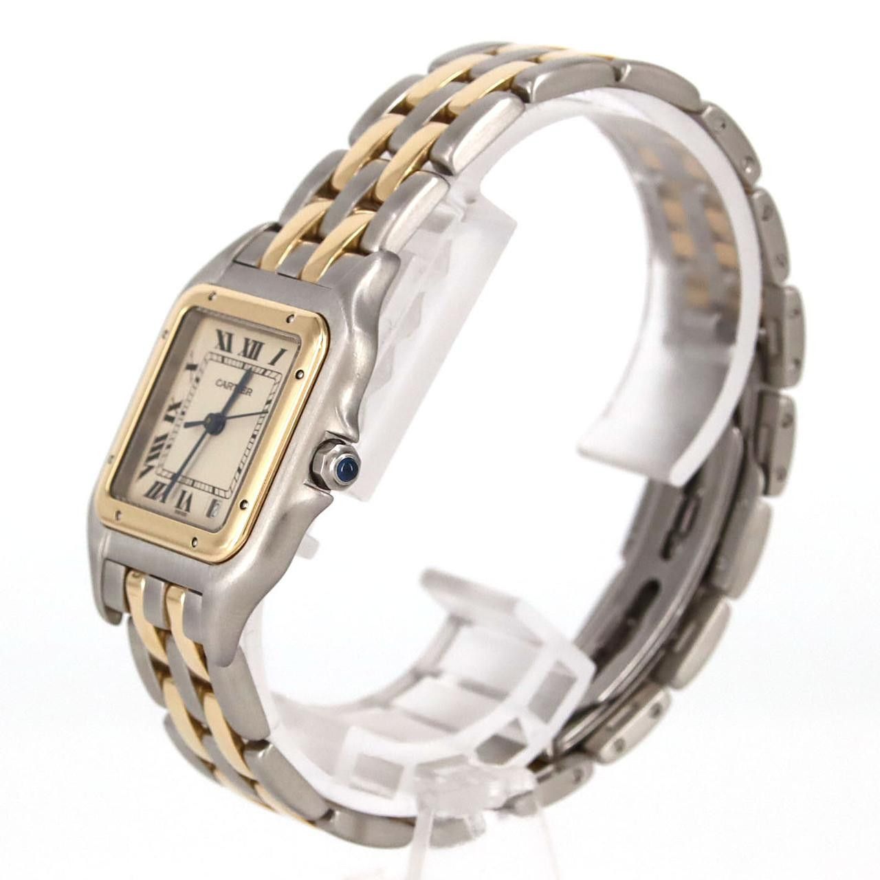 Cartier Cartier Cartier Panthere Stainless Steel Yellow Gold Metal Quartz DUTY FREE for USA Size ONE SIZE - 2 Thumbnail