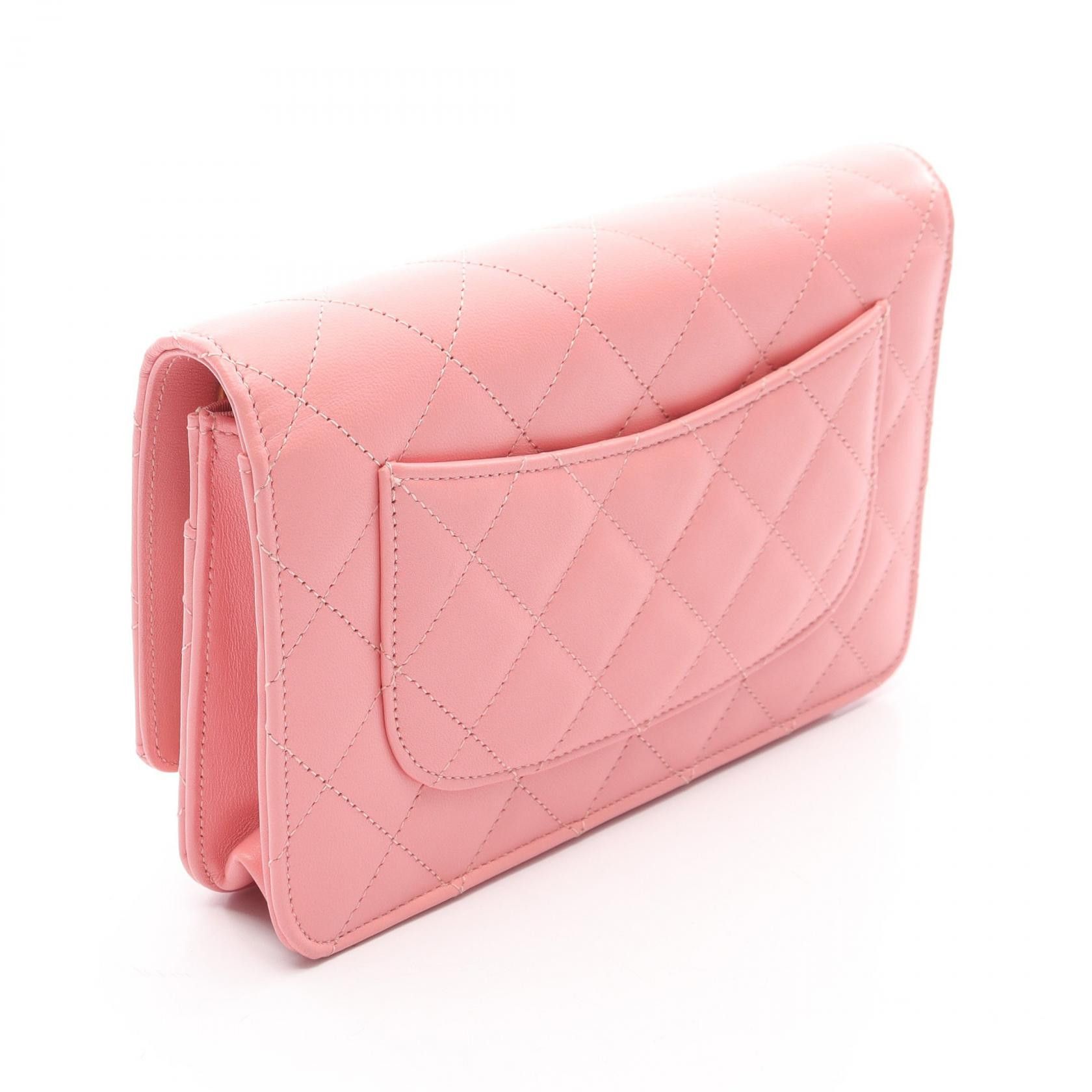 Chanel Chanel CHANEL Matelasse Lambskin Shoulder Bag Leather Shoulder Bag DUTY FREE for USA Size ONE SIZE - 2 Thumbnail
