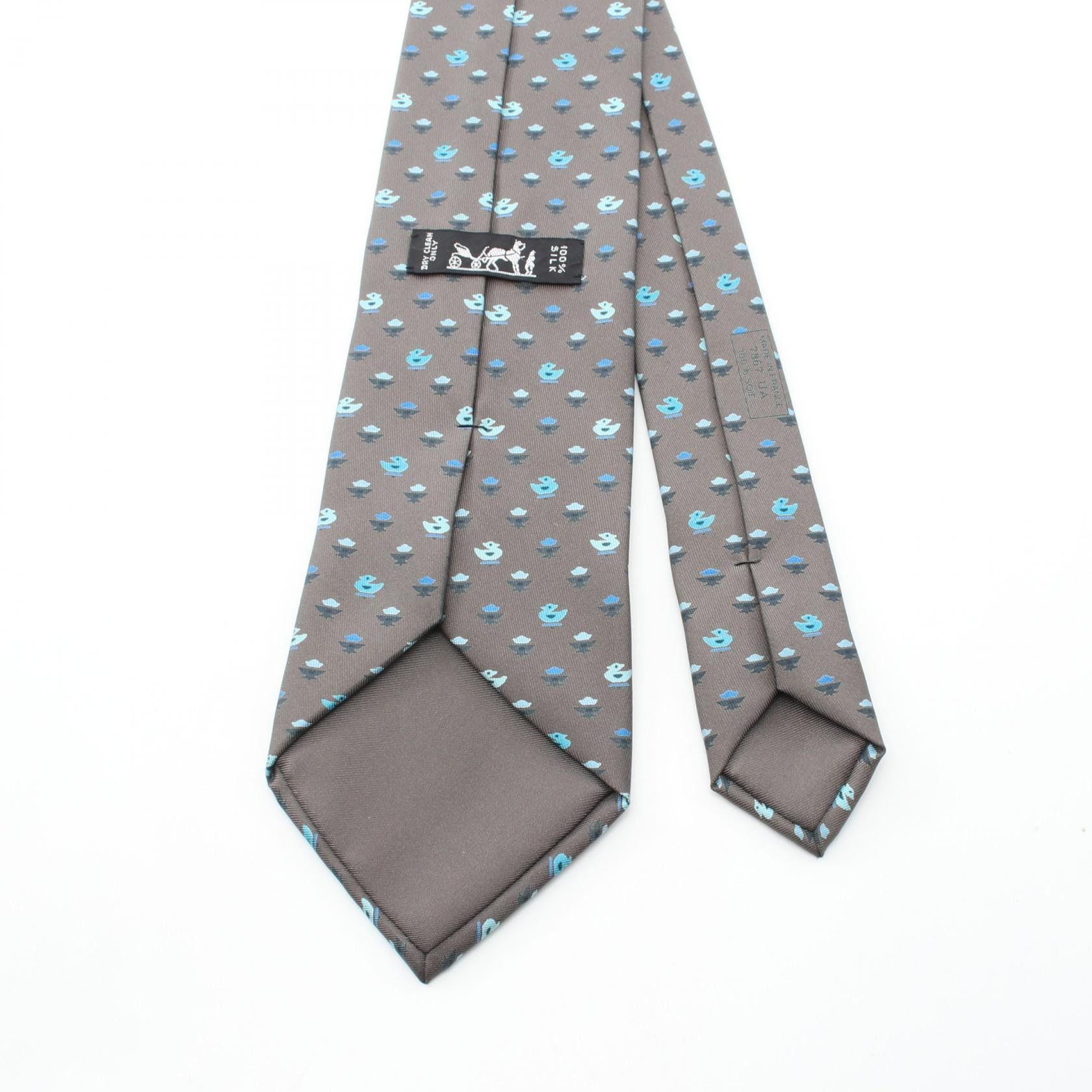 Hermes Hermes Hermes Silk Tie Textile Necktie DUTY FREE for USA Size ONE SIZE - 3 Thumbnail