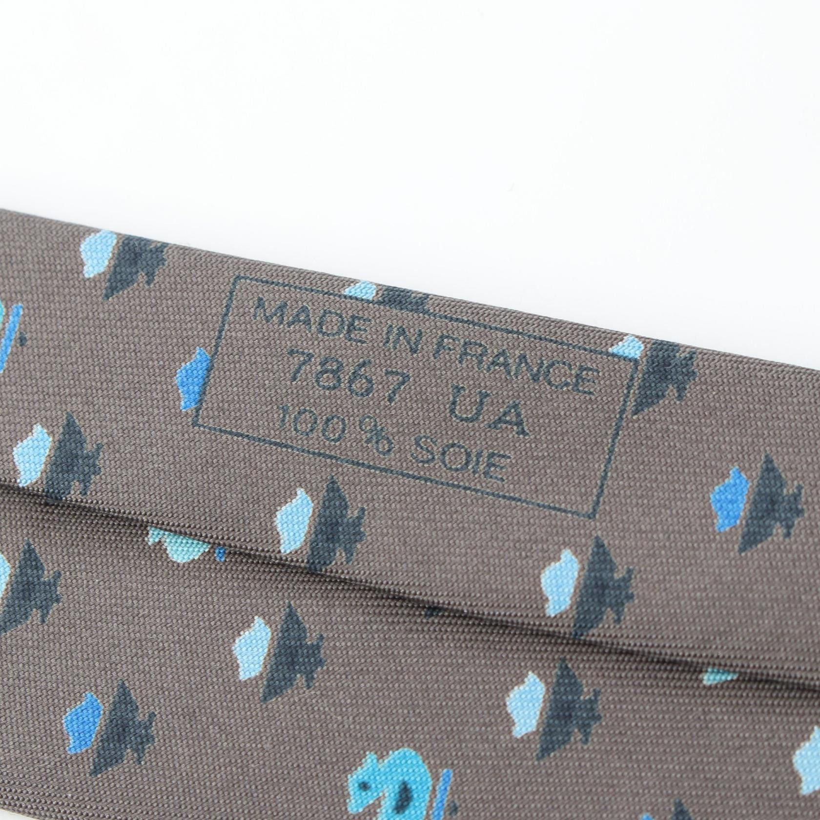 Hermes Hermes Hermes Silk Tie Textile Necktie DUTY FREE for USA Size ONE SIZE - 5 Thumbnail