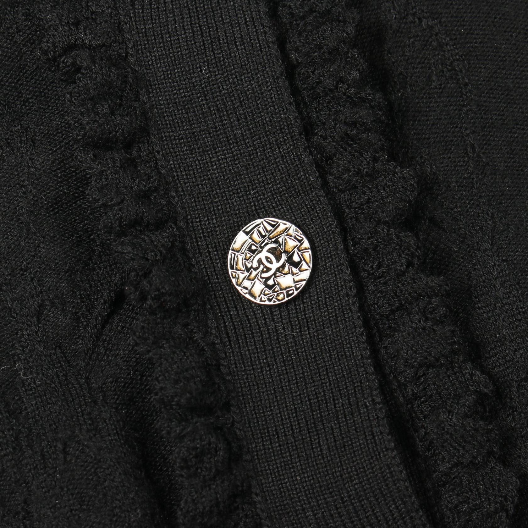 Chanel Chanel Chanel Frill Wool Cardigan Textile Tops P41774K03153 DUTY FREE for USA Size ONE SIZE - 6 Thumbnail