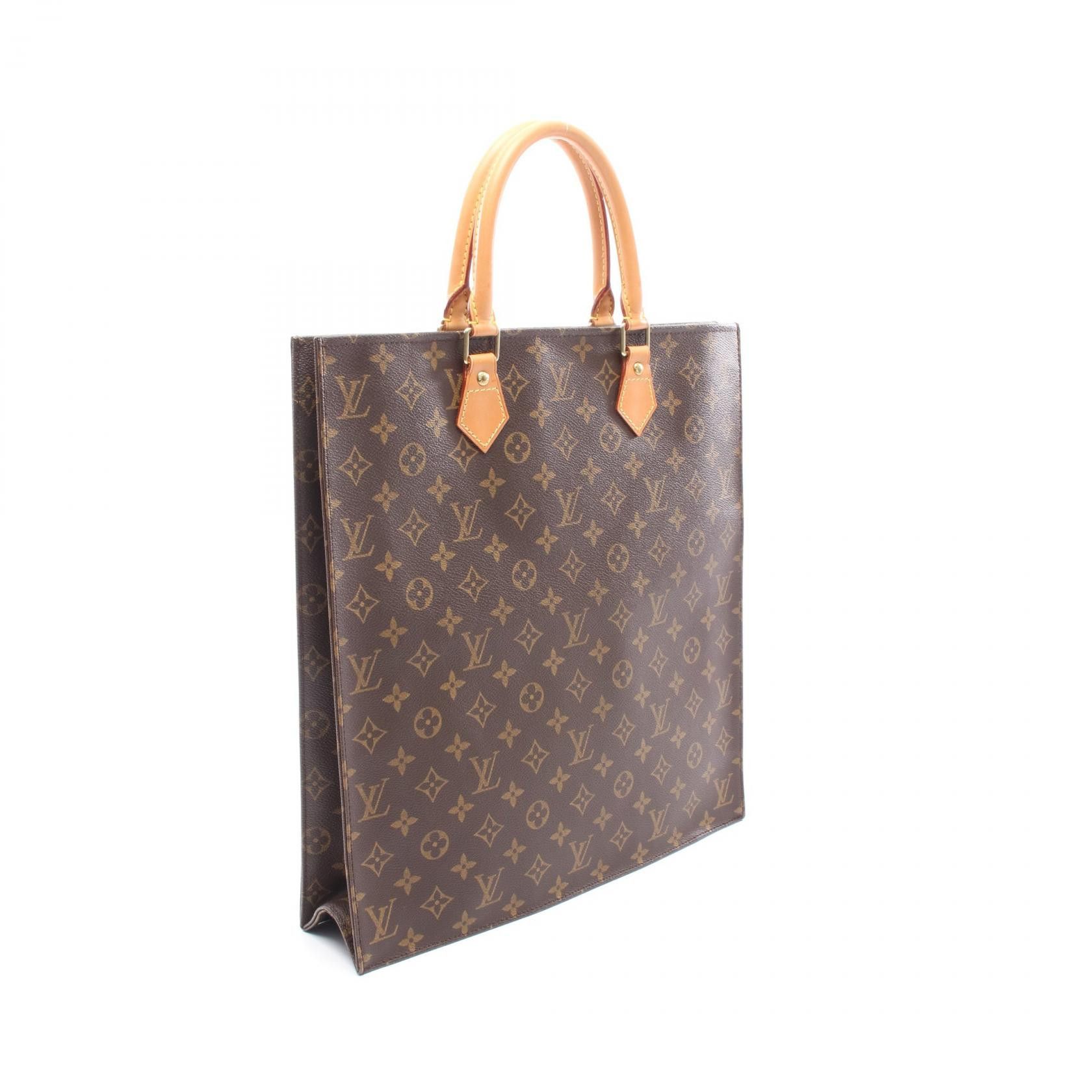 Louis Vuitton Louis Vuitton Louis Vuitton Sac Plat Monogram Tote Bag Textile Tote Bag M51140 DUTY FREE for USA Size ONE SIZE - 2 Thumbnail