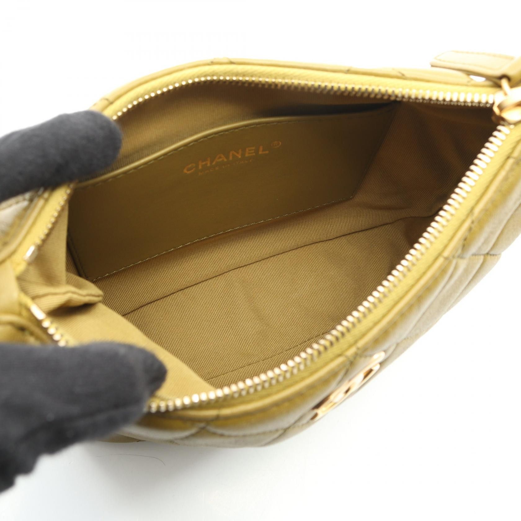 Chanel Chanel CHANEL Small Hobo Lambskin Shoulder Bag Leather Shoulder Bag AS3223 DUTY FREE for USA Size ONE SIZE - 3 Thumbnail