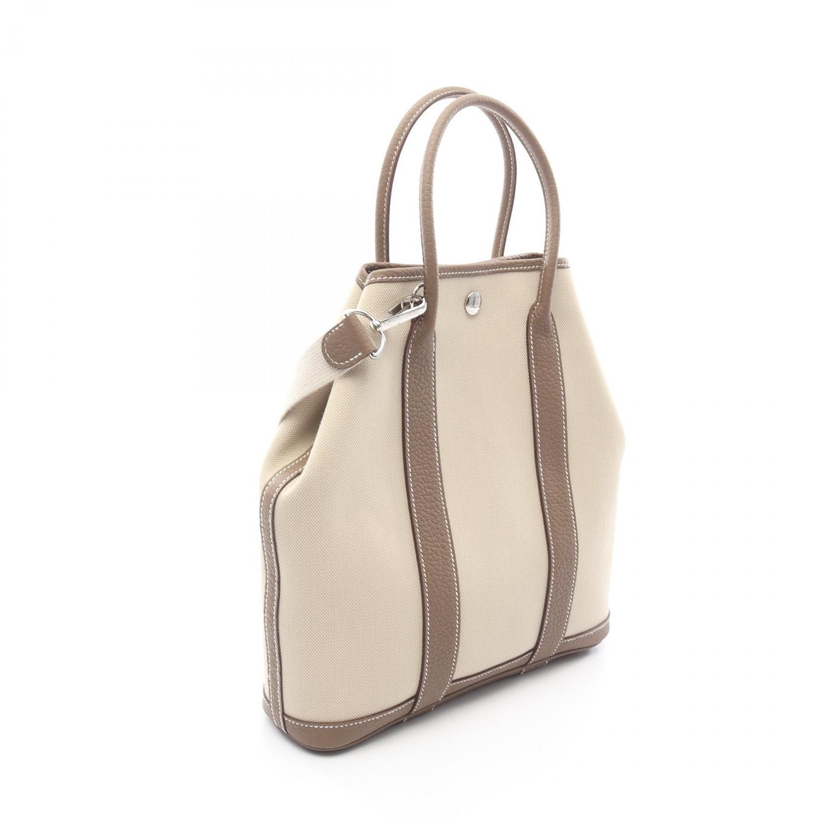 Hermes Hermes Hermes Garden File PM Toile Military Negonda Tote Bag Leather Tote Bag Stamp Z (2021) DUTY FREE for USA Size ONE SIZE - 2 Thumbnail