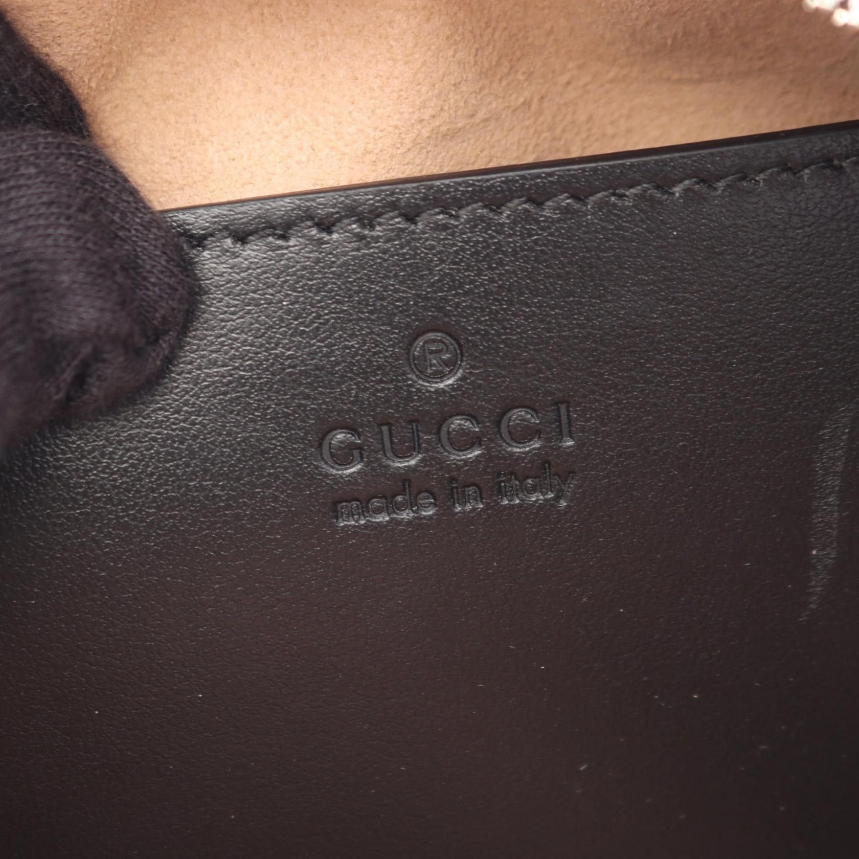 Gucci Gucci Gucci GG Marmont Leather Shoulder Bag Leather Shoulder Bag 447632 DUTY FREE for USA Size ONE SIZE - 4 Thumbnail