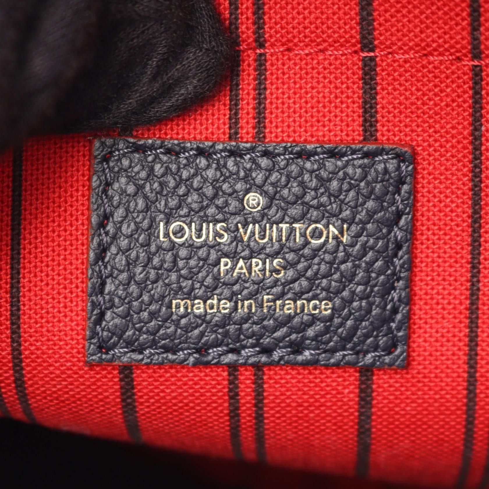 Louis Vuitton Louis Vuitton Louis Vuitton Montaigne MM Monogram Empreinte Handbag Leather Handbag M42746 DUTY FREE for USA Size ONE SIZE - 4 Thumbnail