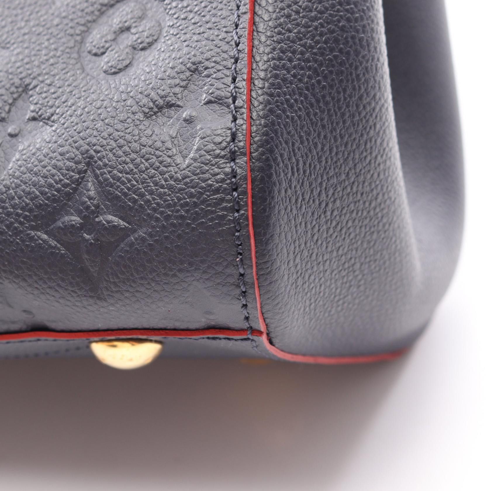 Louis Vuitton Louis Vuitton Louis Vuitton Montaigne MM Monogram Empreinte Handbag Leather Handbag M42746 DUTY FREE for USA Size ONE SIZE - 6 Thumbnail