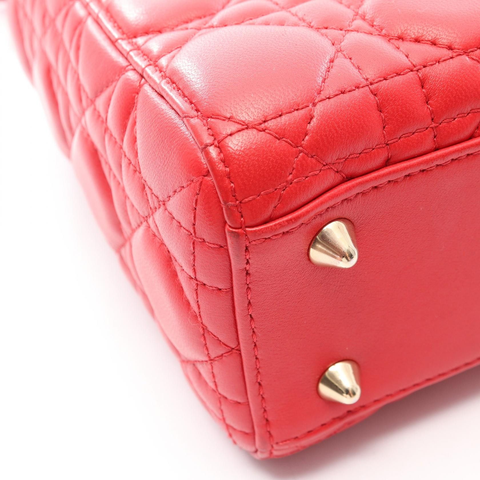 Dior Dior Dior LADY DIOR MY ABCDIOR Leather Handbag Leather Handbag DUTY FREE for USA Size ONE SIZE - 7 Thumbnail