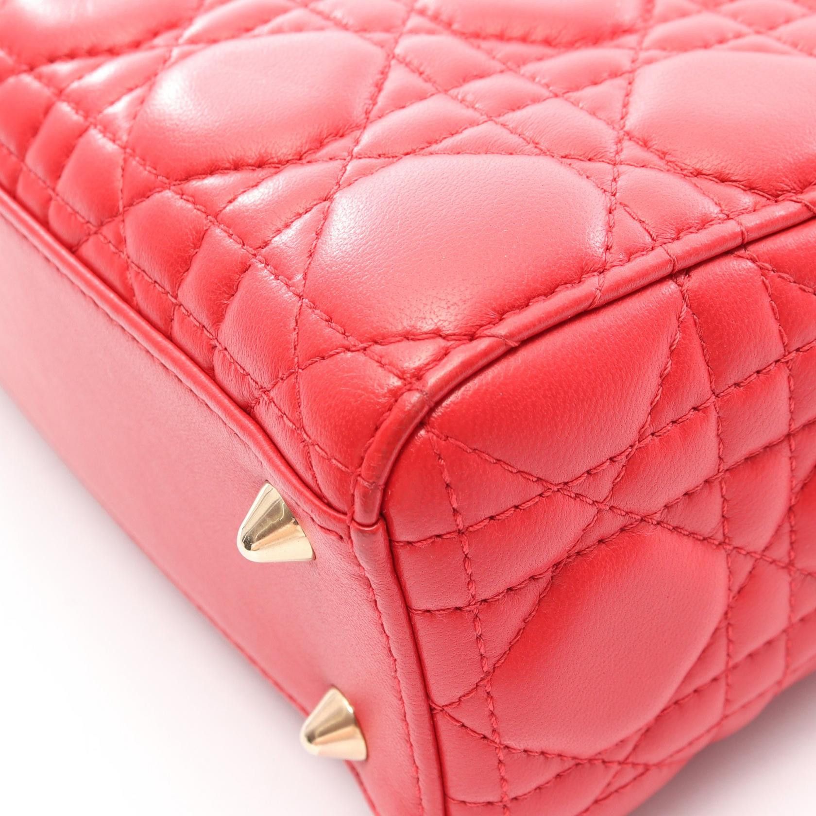 Dior Dior Dior LADY DIOR MY ABCDIOR Leather Handbag Leather Handbag DUTY FREE for USA Size ONE SIZE - 6 Thumbnail