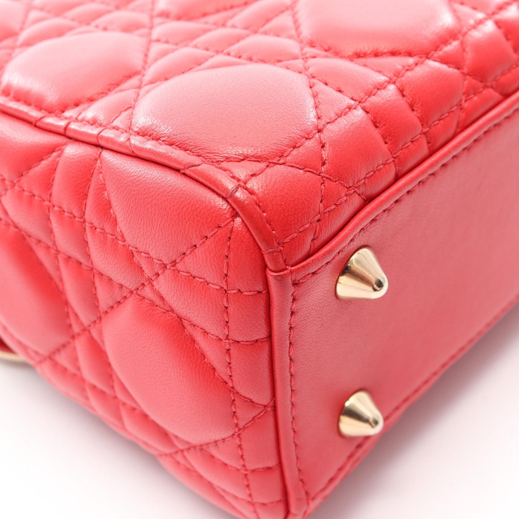 Dior Dior Dior LADY DIOR MY ABCDIOR Leather Handbag Leather Handbag DUTY FREE for USA Size ONE SIZE - 9 Thumbnail