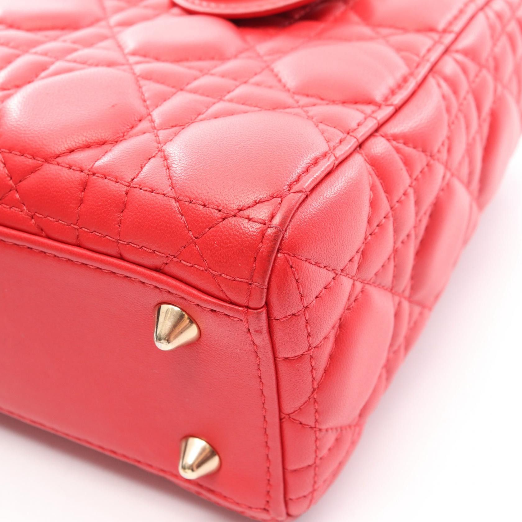 Dior Dior Dior LADY DIOR MY ABCDIOR Leather Handbag Leather Handbag DUTY FREE for USA Size ONE SIZE - 8 Thumbnail