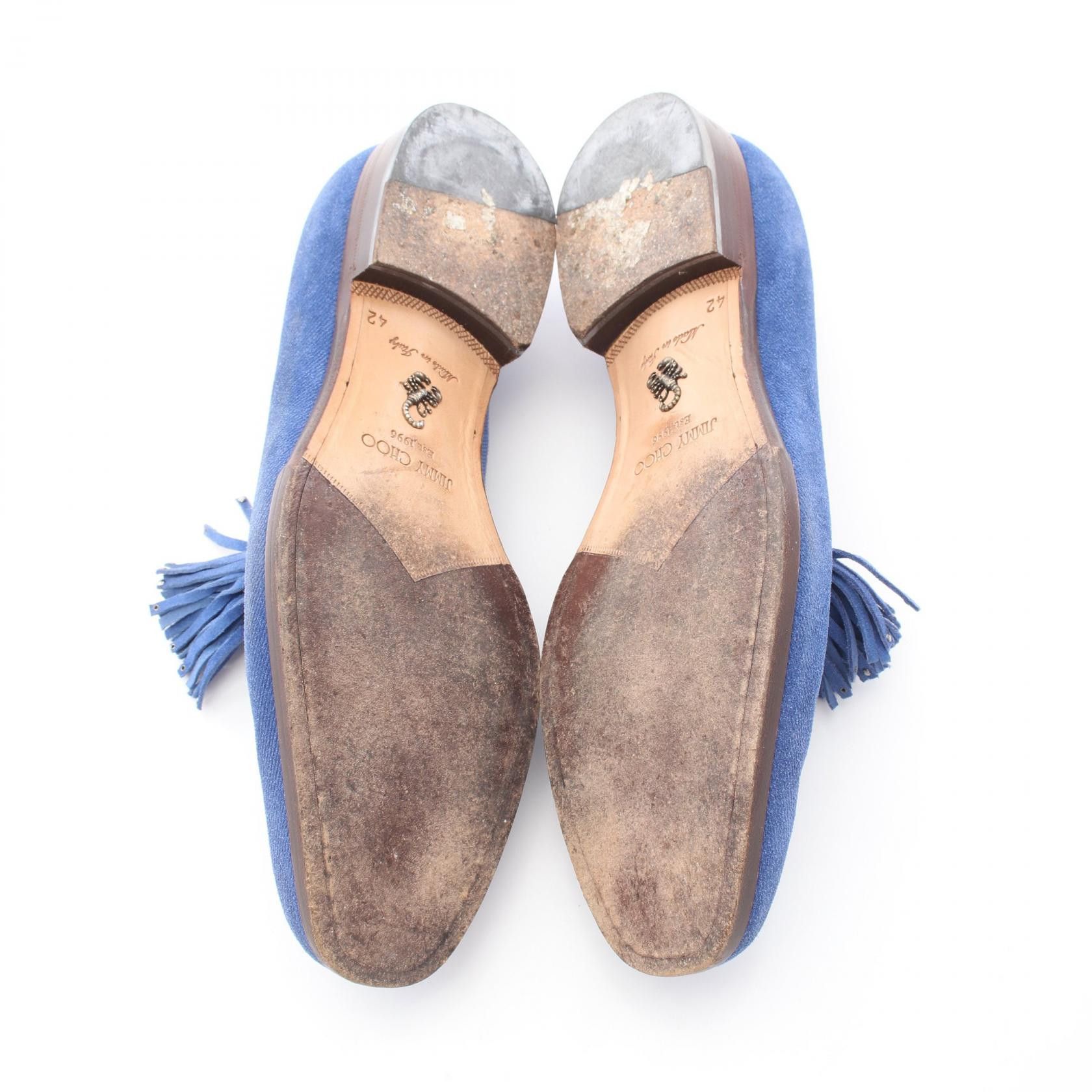 Jimmy Choo Jimmy Choo JIMMY CHOO Suede Loafers Leather Shoes DUTY FREE for USA Size ONE SIZE - 4 Thumbnail