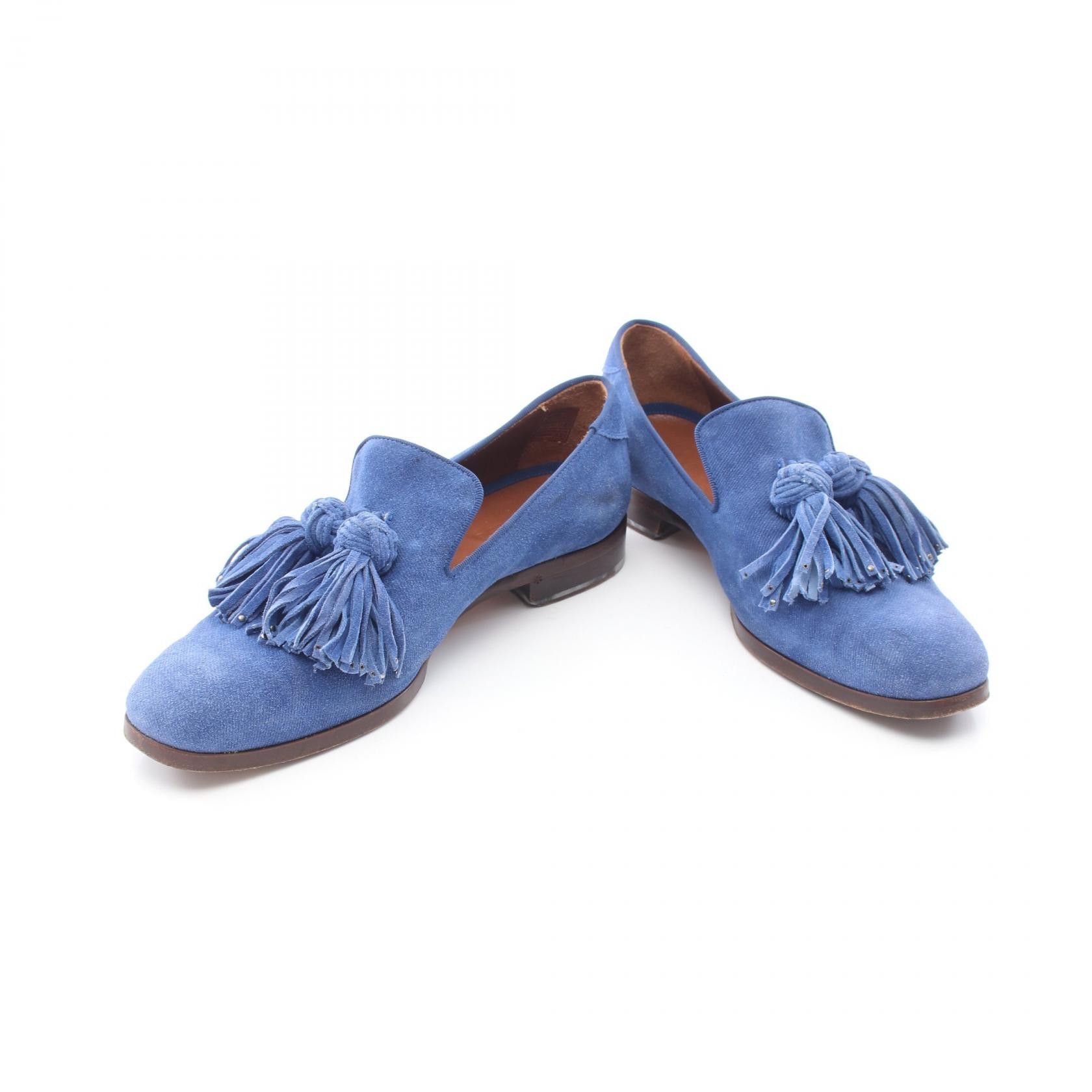 Jimmy Choo Jimmy Choo JIMMY CHOO Suede Loafers Leather Shoes DUTY FREE for USA Size ONE SIZE - 3 Thumbnail