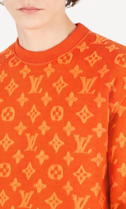 Louis vuitton orange discount sweater