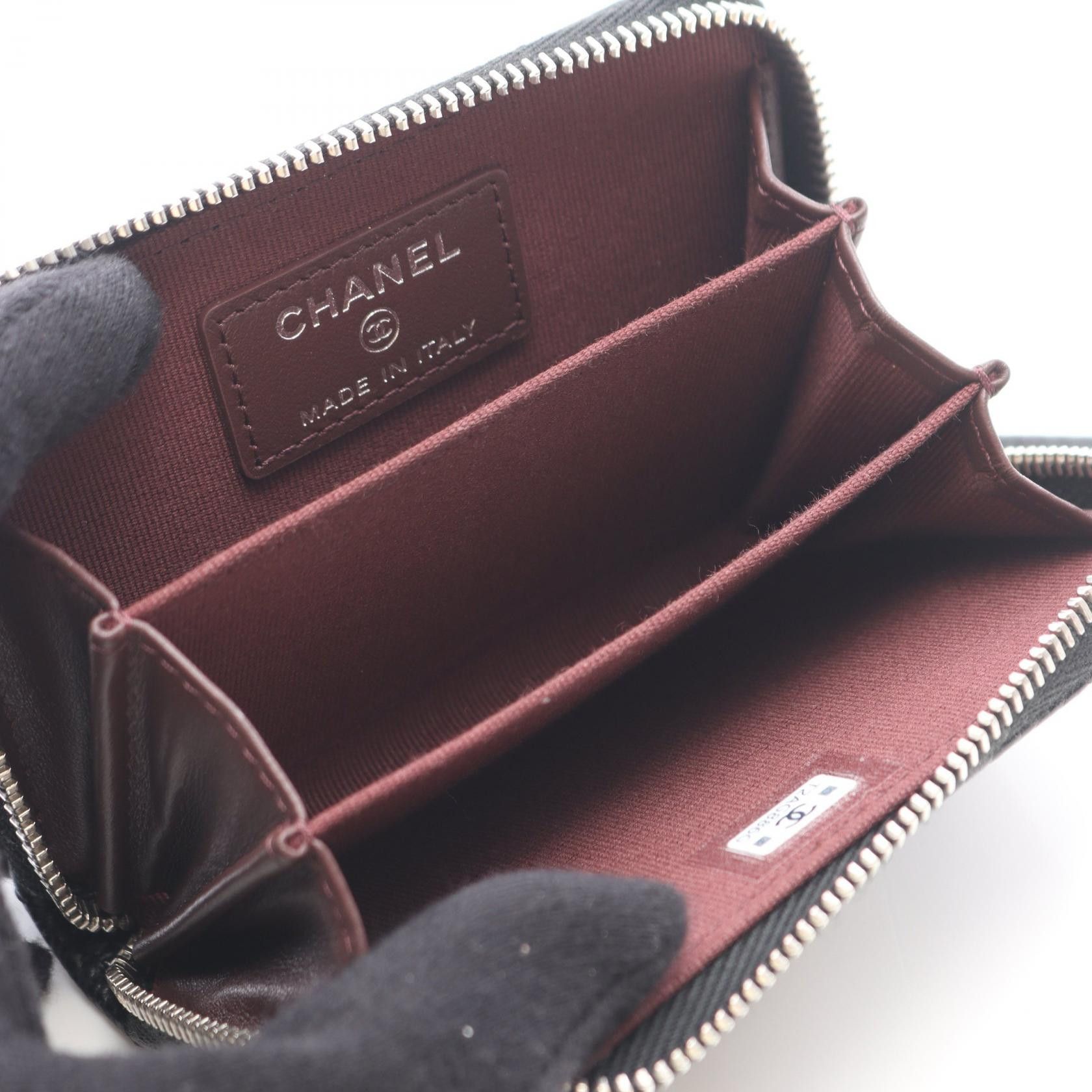 Chanel Chanel CHANEL Classic Zip Coin Purse Calf Leather Coin Case Leather Coin Case AP0216 DUTY FREE for USA Size ONE SIZE - 3 Thumbnail