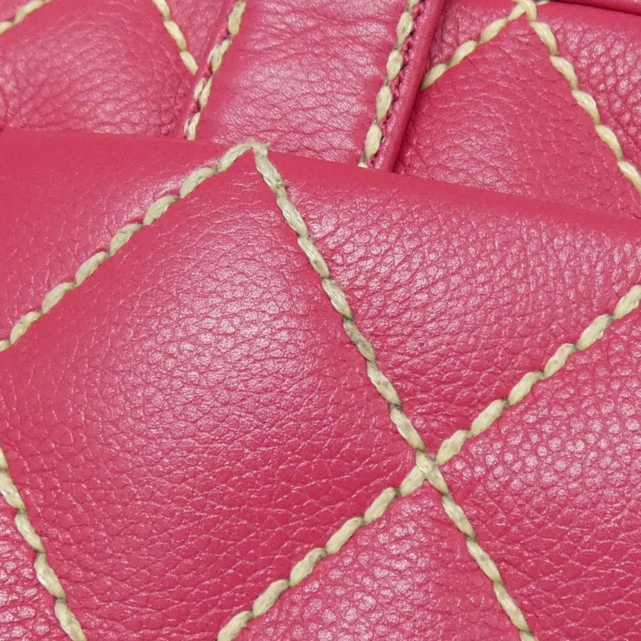 Chanel Chanel Chanel Wild Stitch Calf Handbag Leather Handbag 20666 DUTY FREE for USA Size ONE SIZE - 4 Thumbnail