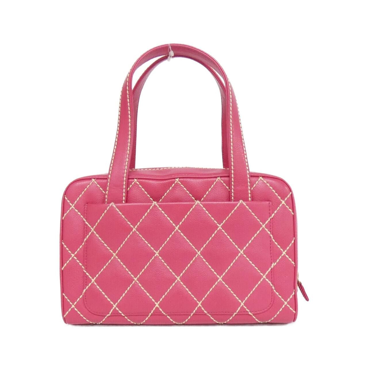 Chanel Chanel Chanel Wild Stitch Calf Handbag Leather Handbag 20666 DUTY FREE for USA Size ONE SIZE - 2 Thumbnail
