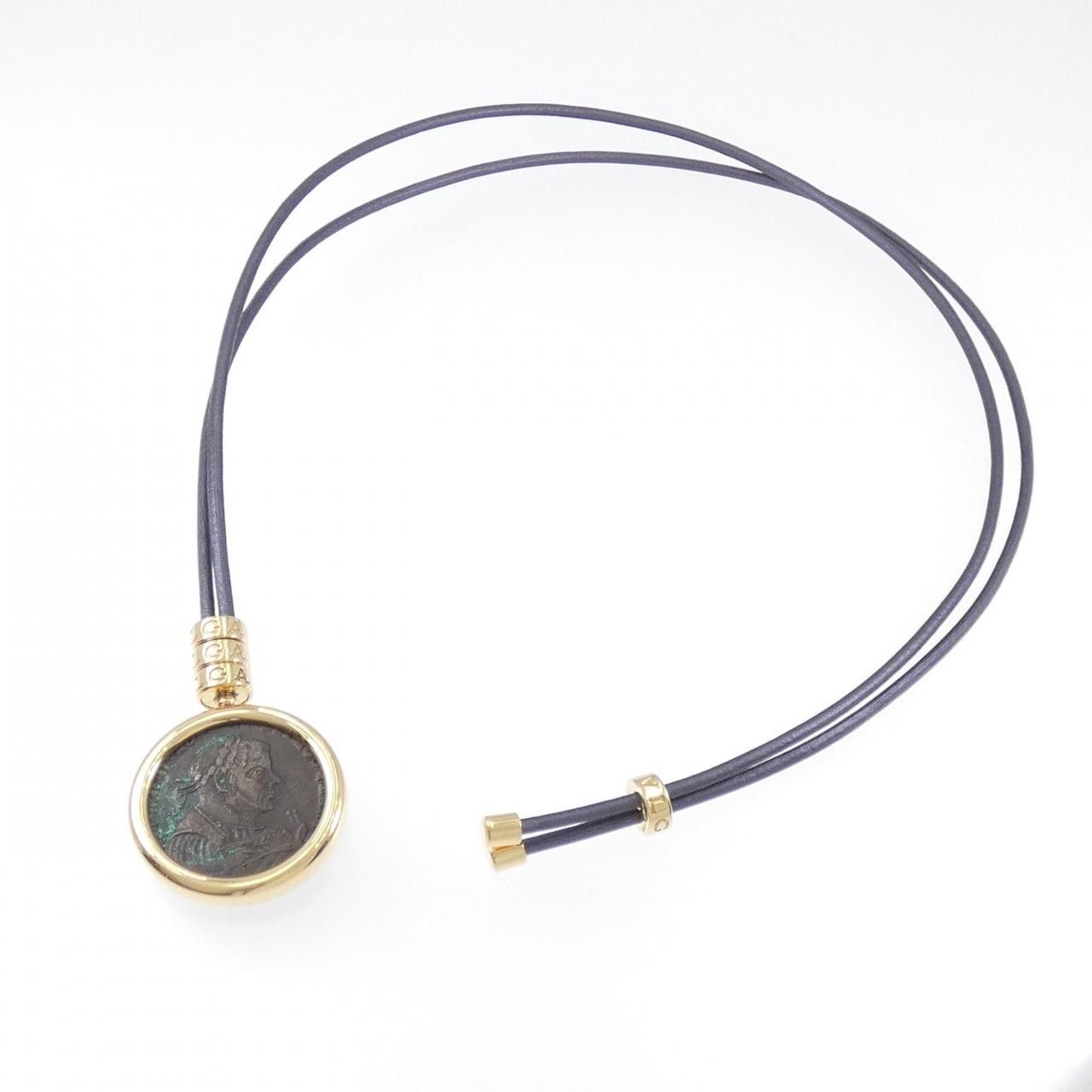 Bvlgari Bvlgari Bvlgari Monete 750 Yellow Gold Bronze Necklace Precious Metal Necklace DUTY FREE for USA Size ONE SIZE - 6 Thumbnail