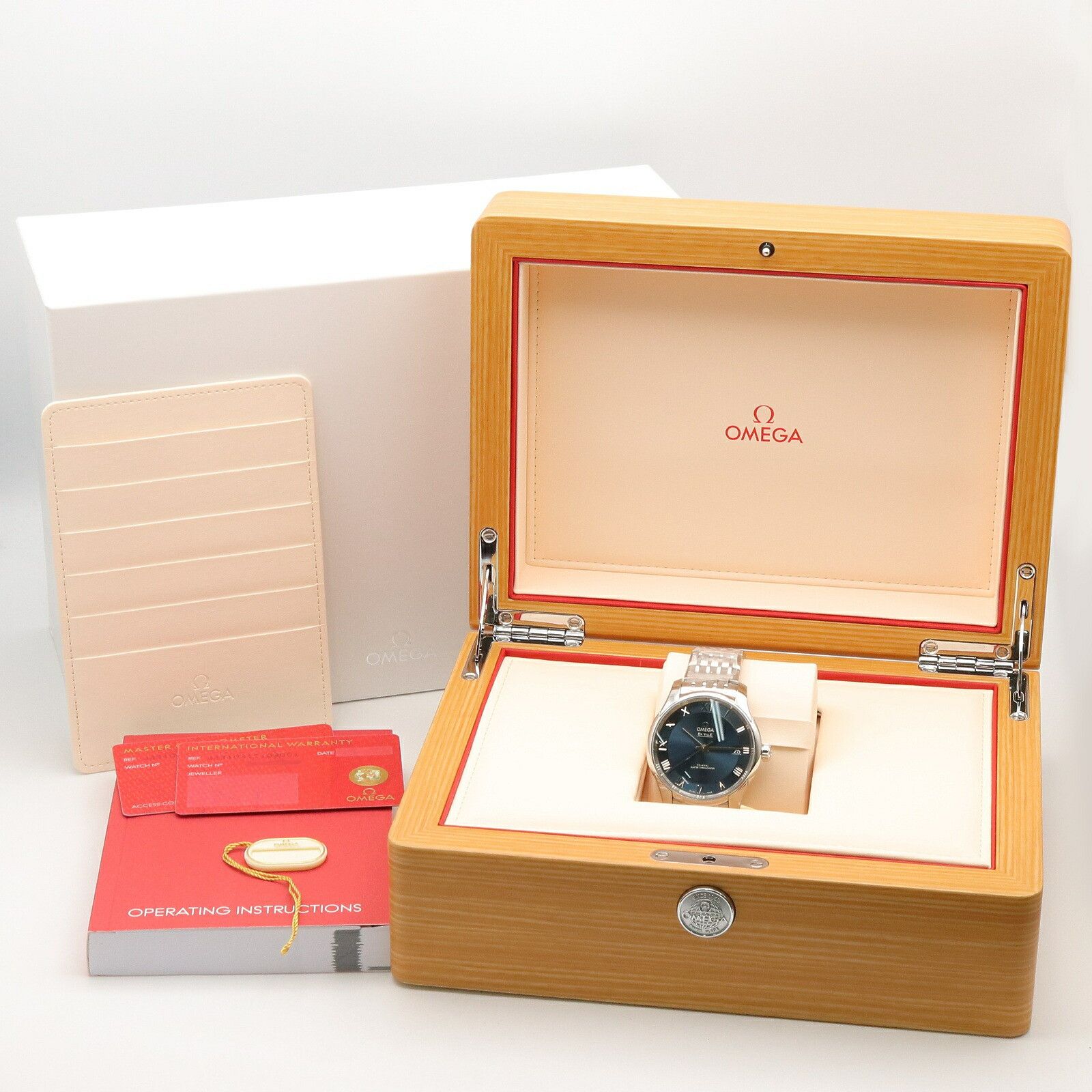 Omega Omega OMEGA De Ville Hour Vision Stainless Steel Metal Automatic 433.10.41.21.03.001 DUTY FREE for USA Size ONE SIZE - 9 Thumbnail