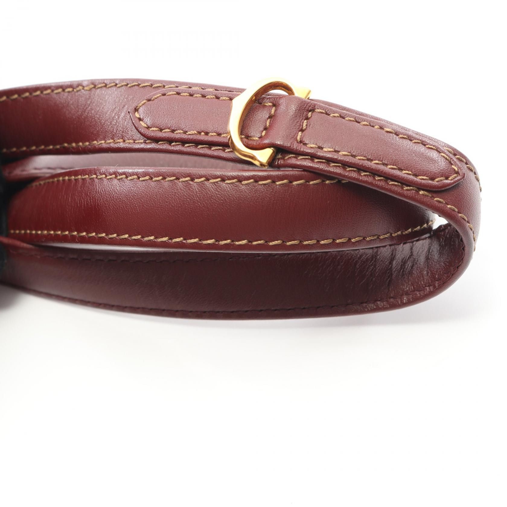 Cartier Cartier Cartier Must Line Leather Shoulder Bag Leather Shoulder Bag DUTY FREE for USA Size ONE SIZE - 8 Thumbnail