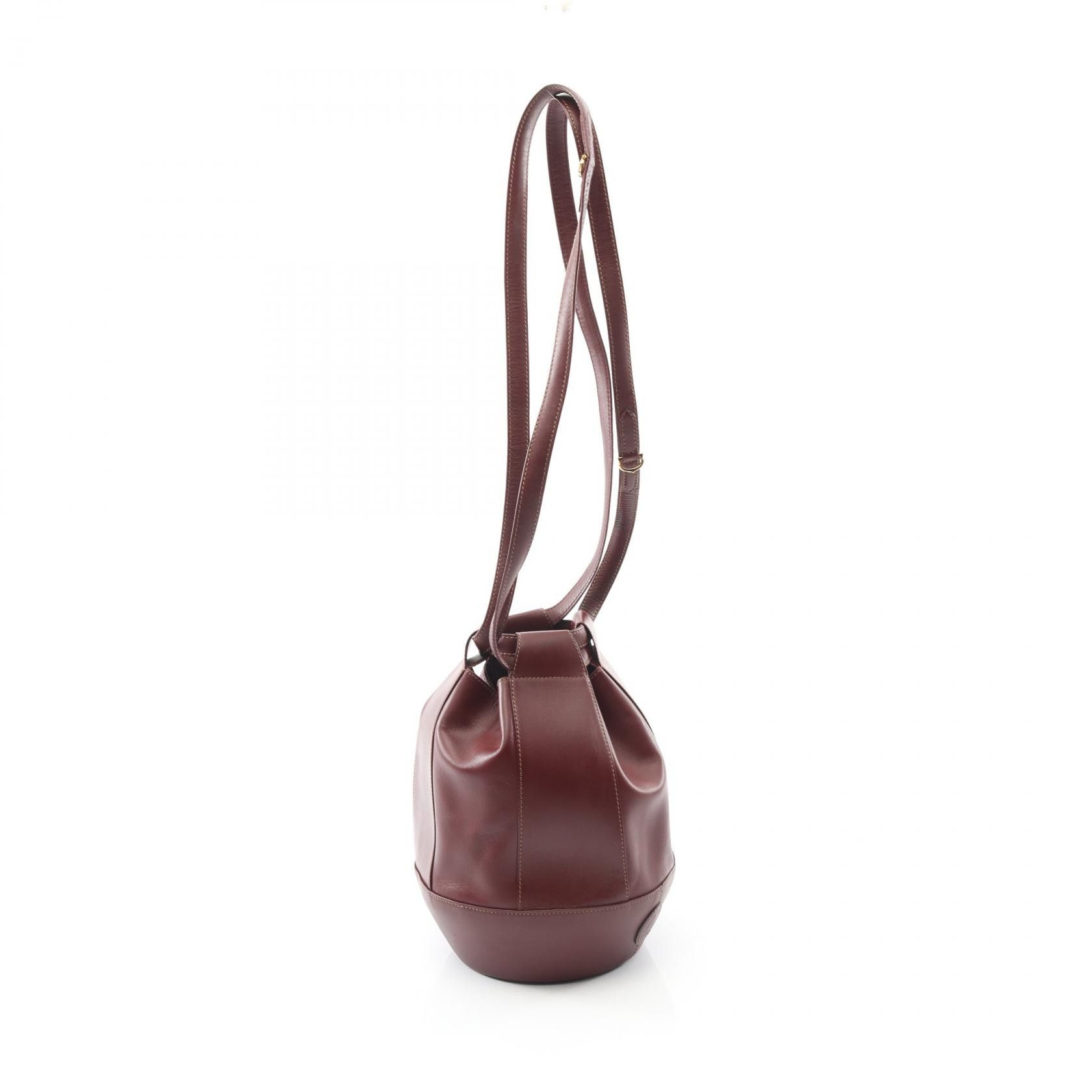 Cartier Cartier Cartier Must Line Leather Shoulder Bag Leather Shoulder Bag DUTY FREE for USA Size ONE SIZE - 2 Thumbnail