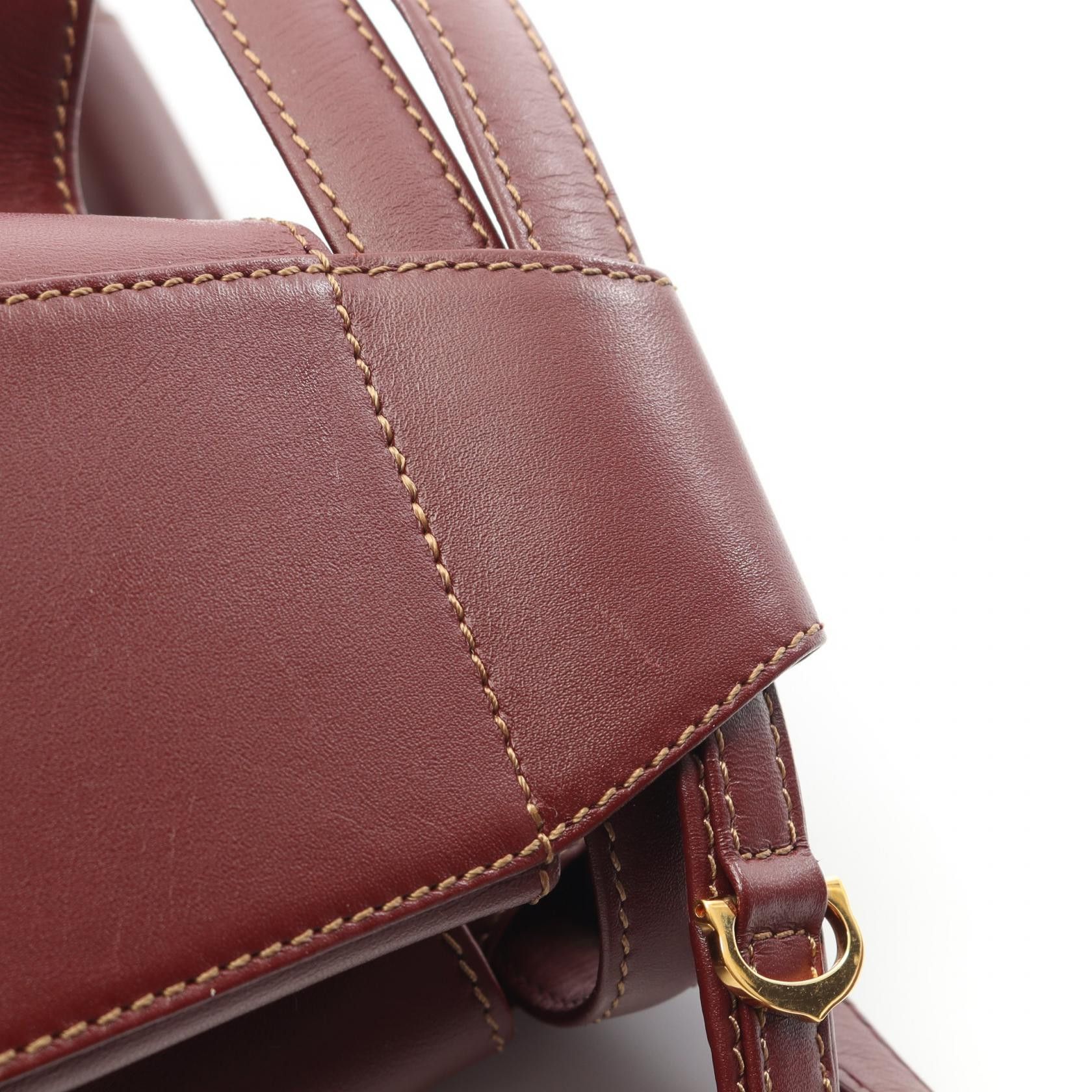 Cartier Cartier Cartier Must Line Leather Shoulder Bag Leather Shoulder Bag DUTY FREE for USA Size ONE SIZE - 10 Thumbnail