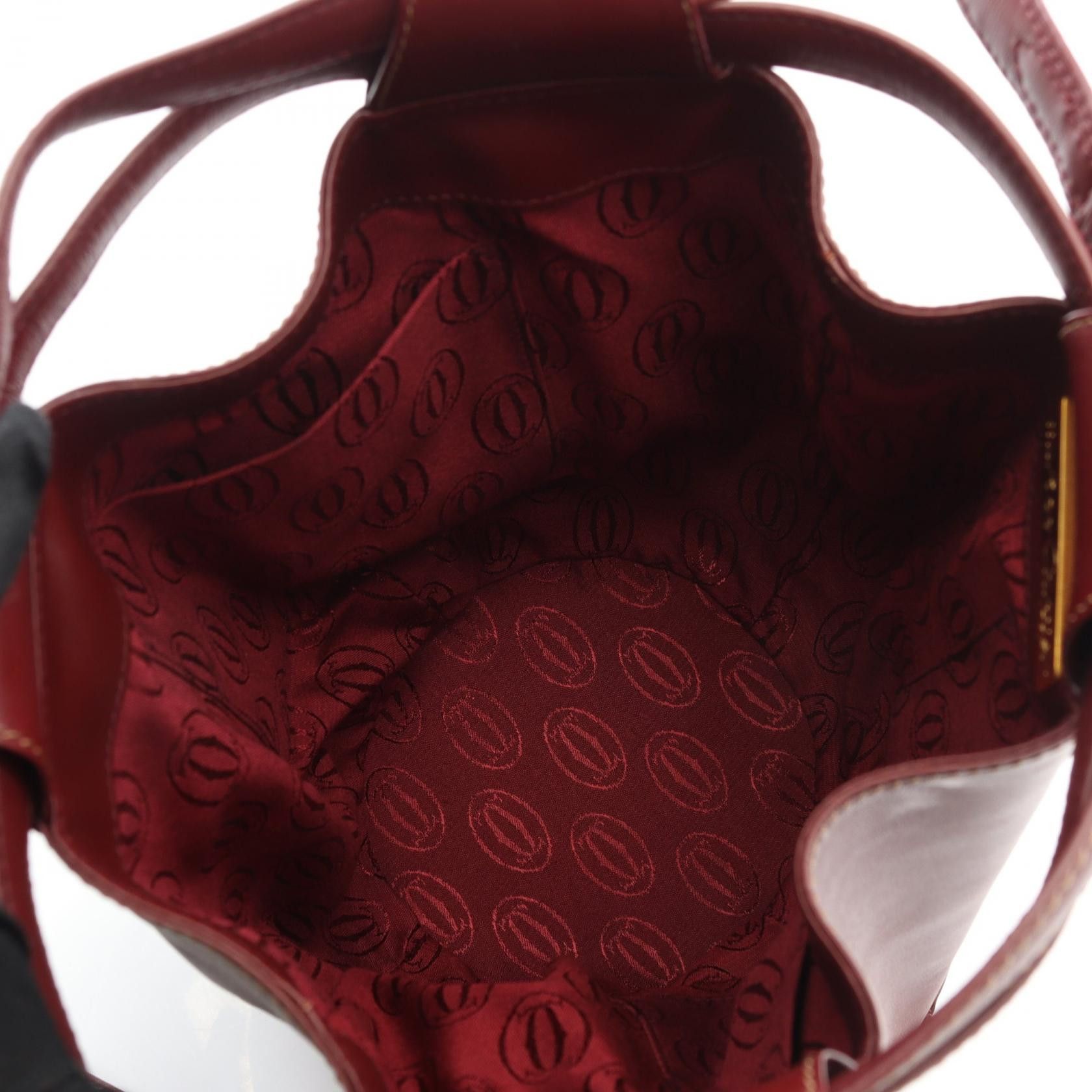 Cartier Cartier Cartier Must Line Leather Shoulder Bag Leather Shoulder Bag DUTY FREE for USA Size ONE SIZE - 3 Thumbnail