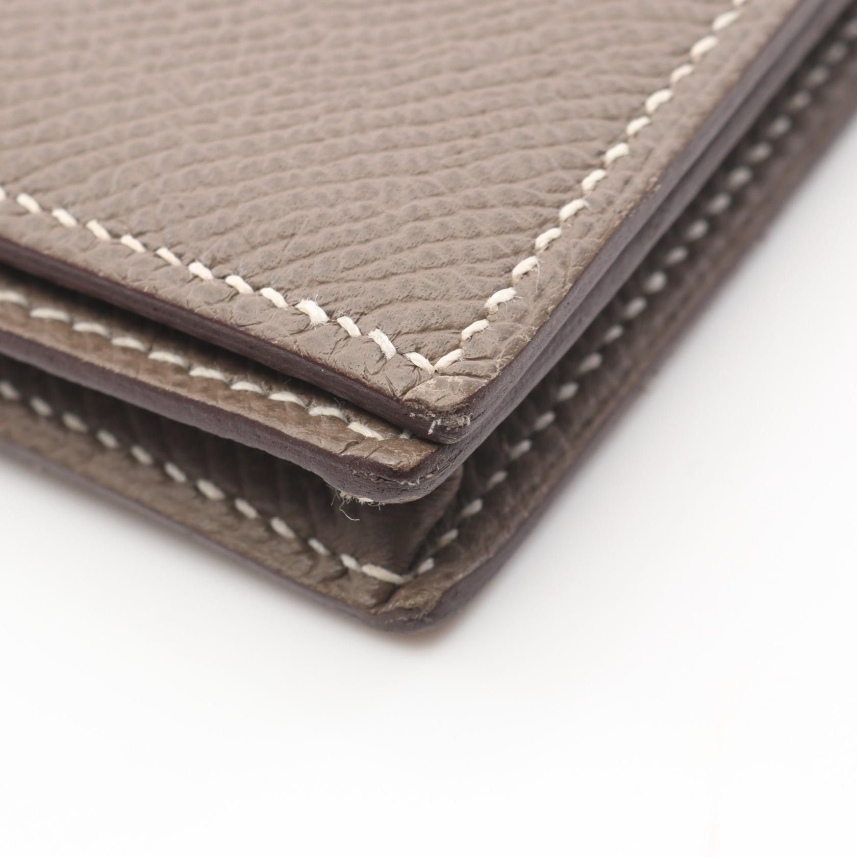 Hermes Hermes Hermes Bearn Soufflet Leather Long Wallet Leather Long Wallet Q DUTY FREE for USA Size ONE SIZE - 8 Thumbnail