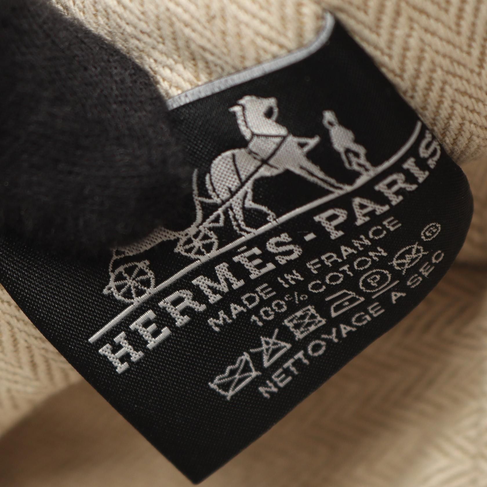 Hermes Hermes Hermes Bride a Brac PM Canvas Handbag Textile Handbag DUTY FREE for USA Size ONE SIZE - 4 Thumbnail