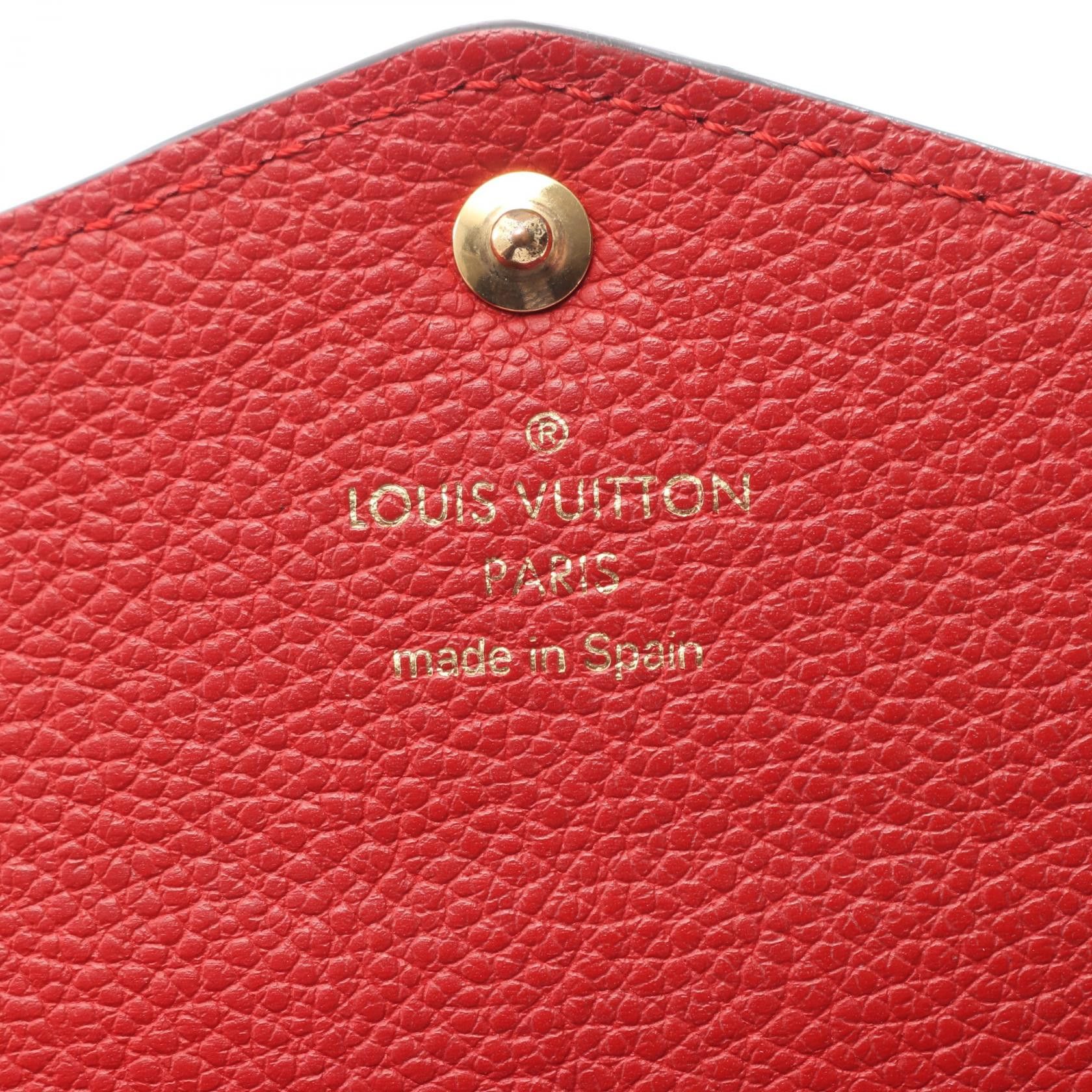 Louis Vuitton Louis Vuitton Louis Vuitton Portefeuille Sarah Monogram Empreinte Wallet Leather Long Wallet M61181 DUTY FREE for USA Size ONE SIZE - 5 Thumbnail