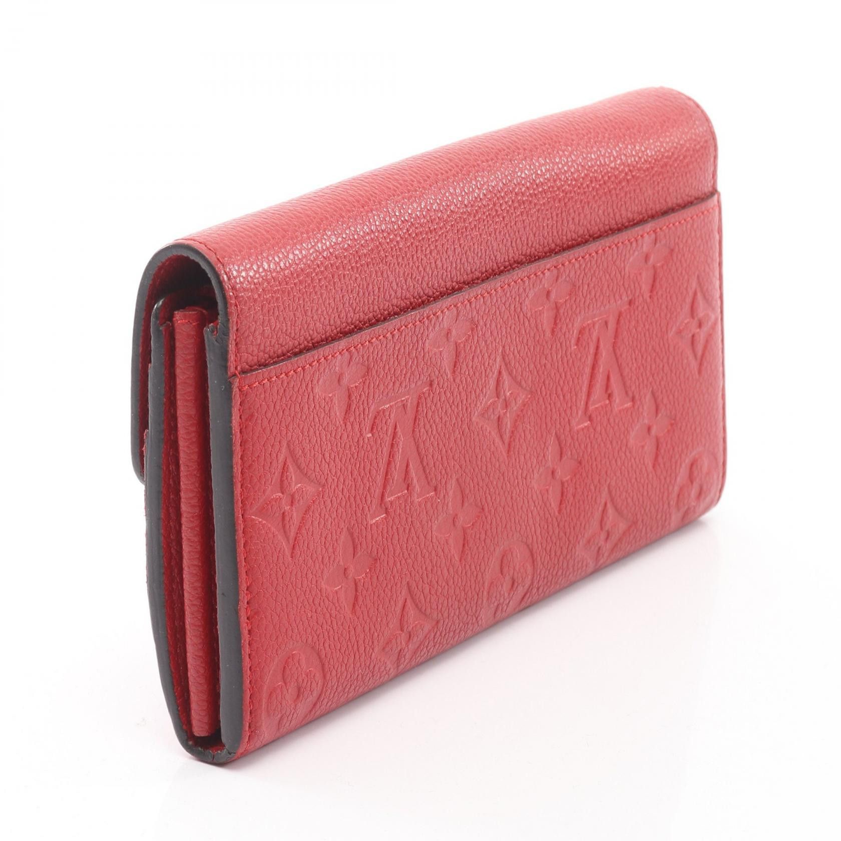 Louis Vuitton Louis Vuitton Louis Vuitton Portefeuille Sarah Monogram Empreinte Wallet Leather Long Wallet M61181 DUTY FREE for USA Size ONE SIZE - 2 Thumbnail
