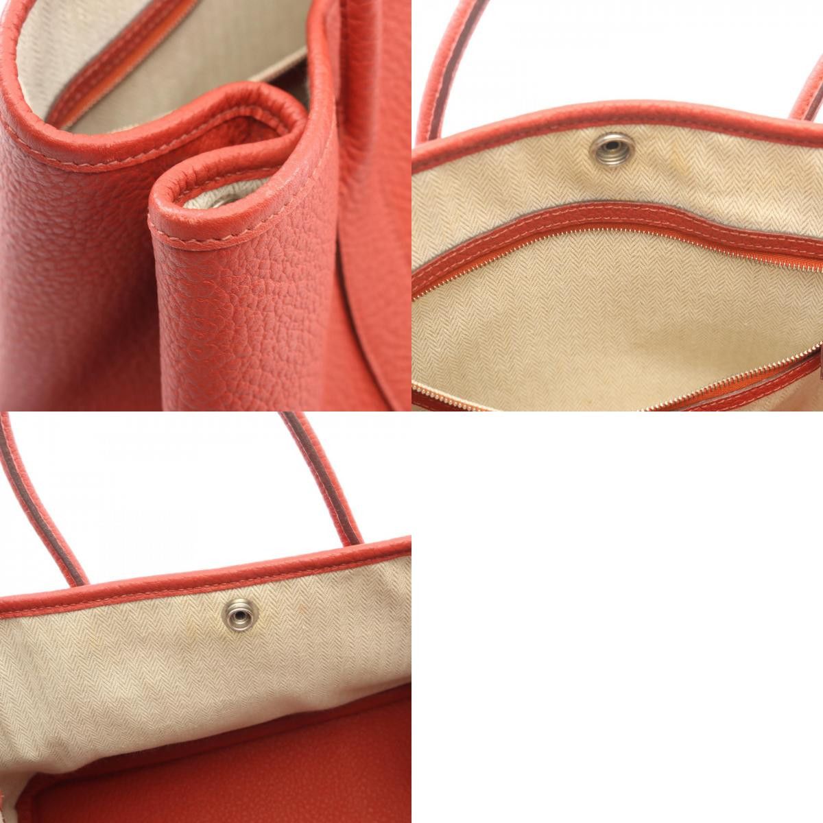 Hermes Hermes Hermes Garden Party TPM Calfskin Tote Bag Leather Tote Bag Stamp R (2014) DUTY FREE for USA Size ONE SIZE - 10 Thumbnail
