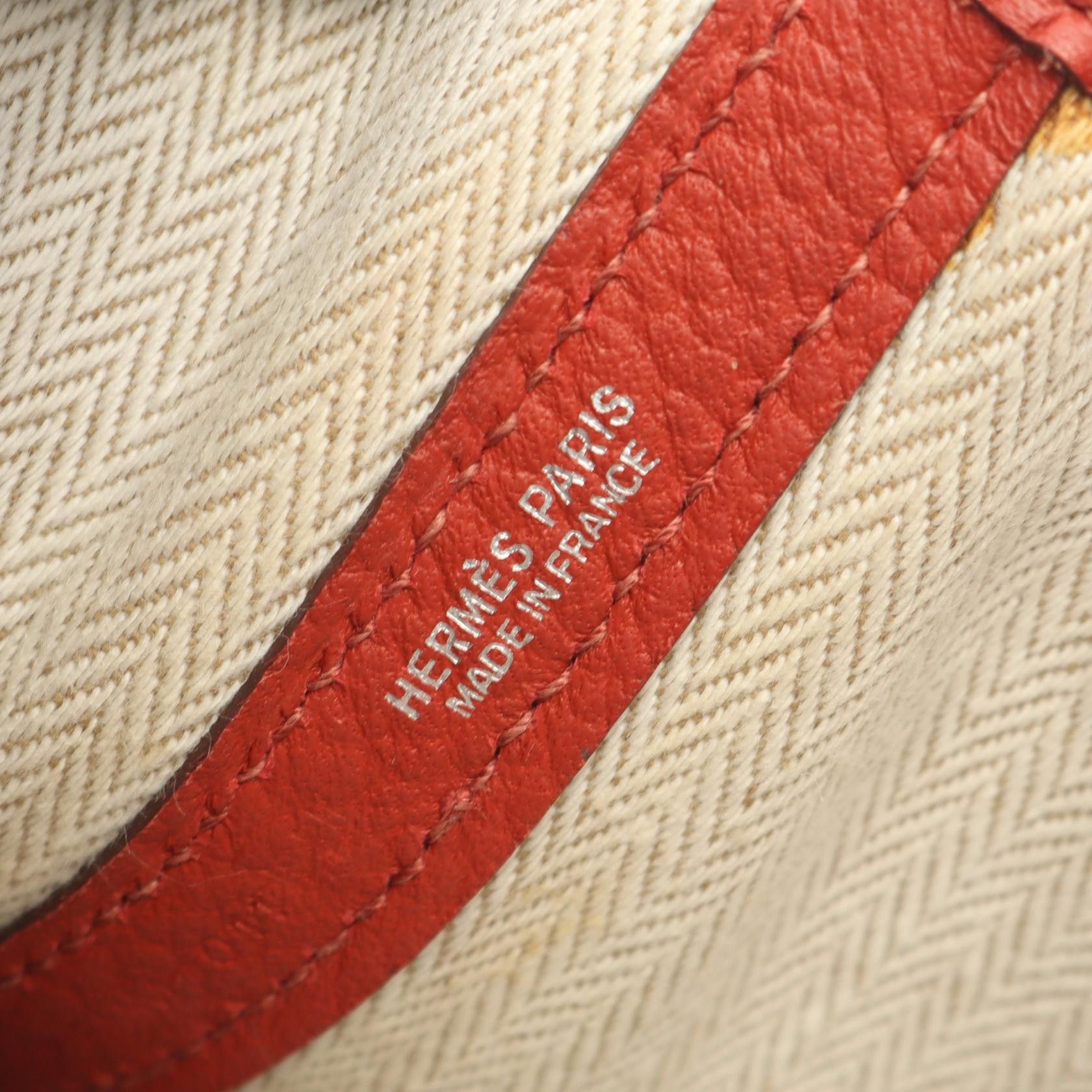 Hermes Hermes Hermes Garden Party TPM Calfskin Tote Bag Leather Tote Bag Stamp R (2014) DUTY FREE for USA Size ONE SIZE - 4 Thumbnail