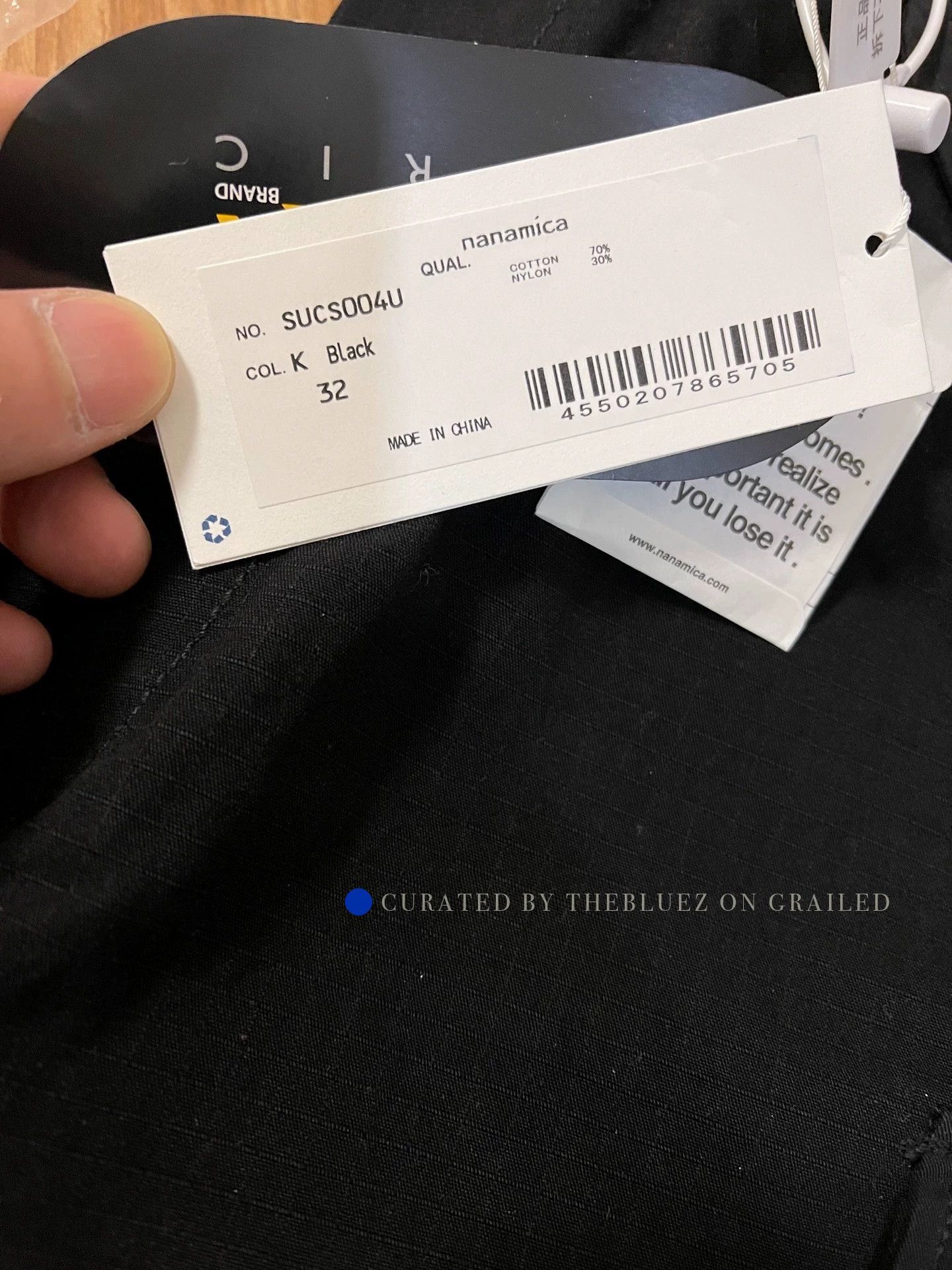 Nanamica Black Cargo Pants in Size 32 Size US 32 / EU 48 - 3 Thumbnail