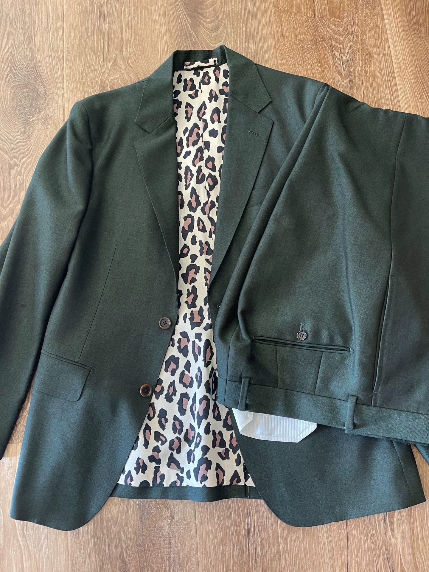 Wacko Maria Lightweight Jungle Green Suit Jacket Size US M / EU 48-50 / 2 - 6 Thumbnail