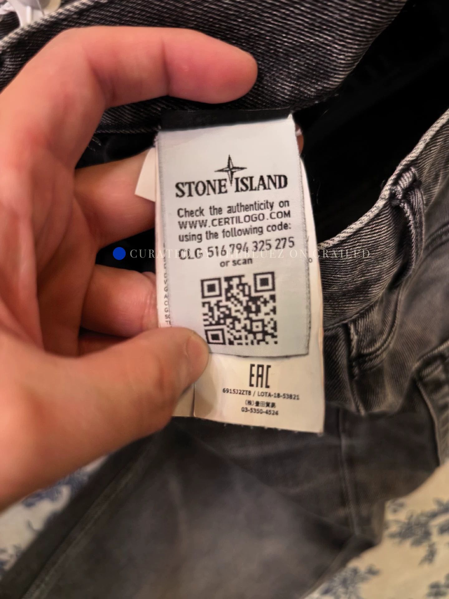 Stone Island Black Denim Jeans, Size 30 Size US 30 / EU 46 - 3 Thumbnail